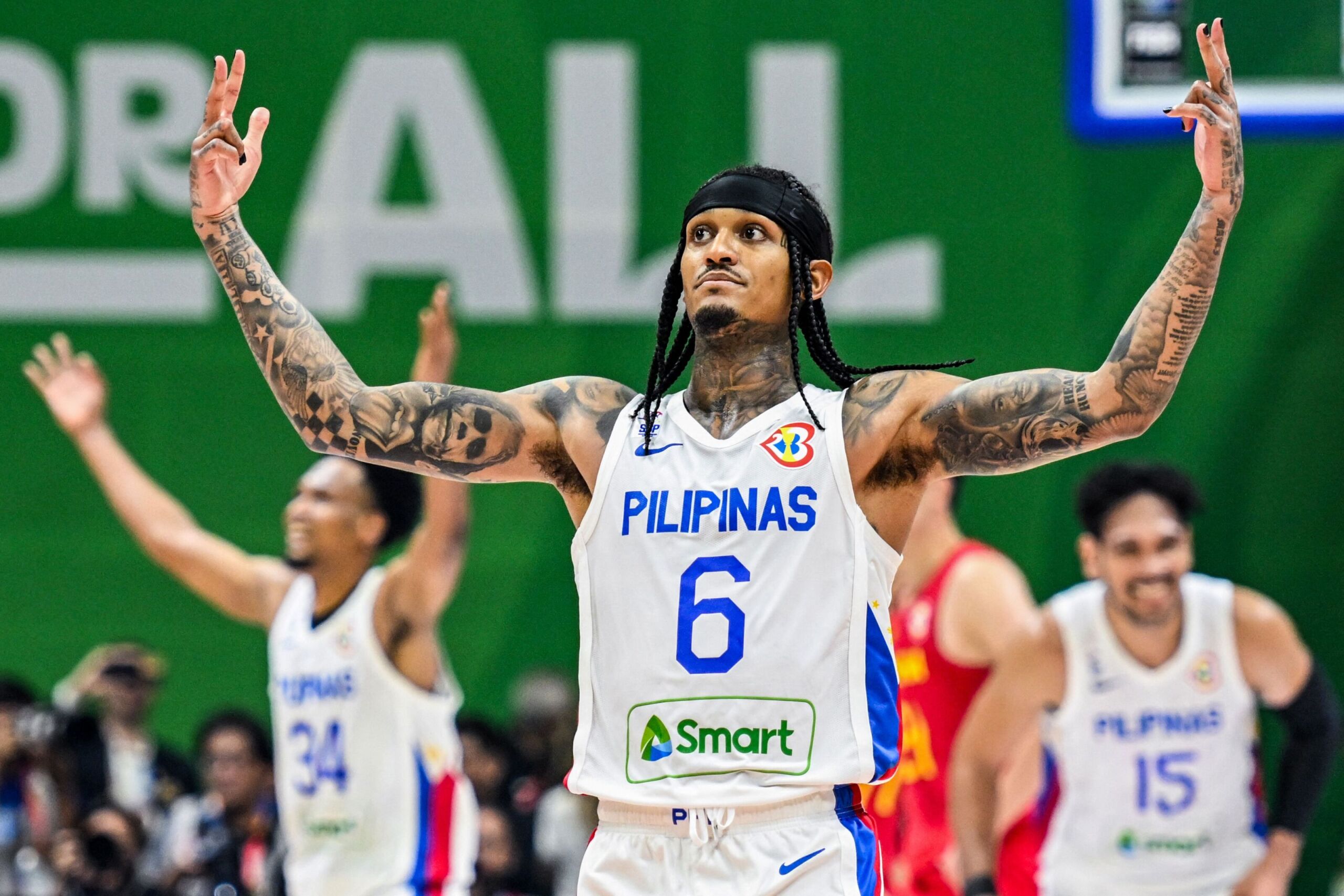 Jordan Clarkson 6 Team Pilipinas Philippines Basketball -  Finland