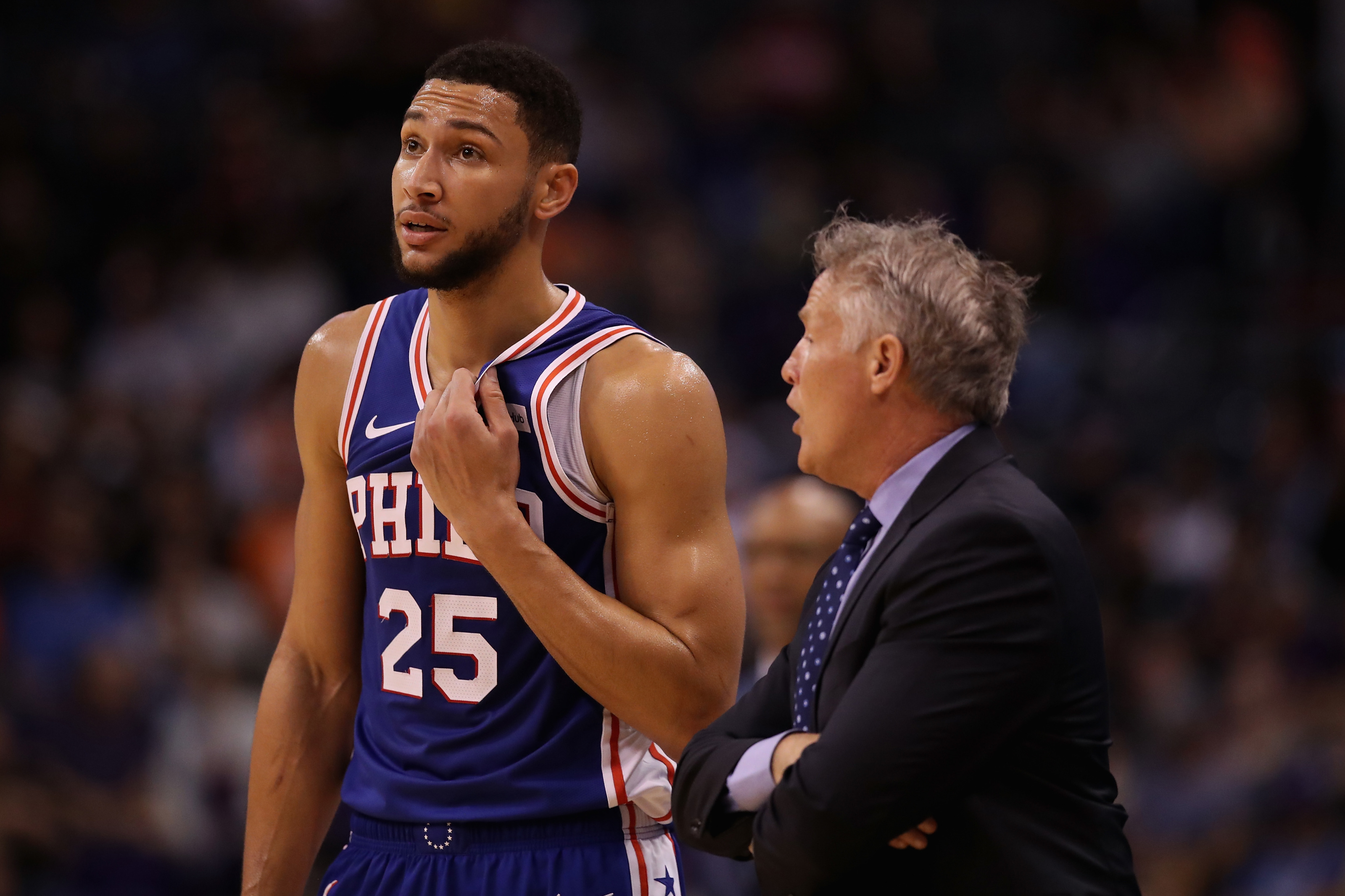 Sixers' Ben Simmons makes first career three-pointer - The