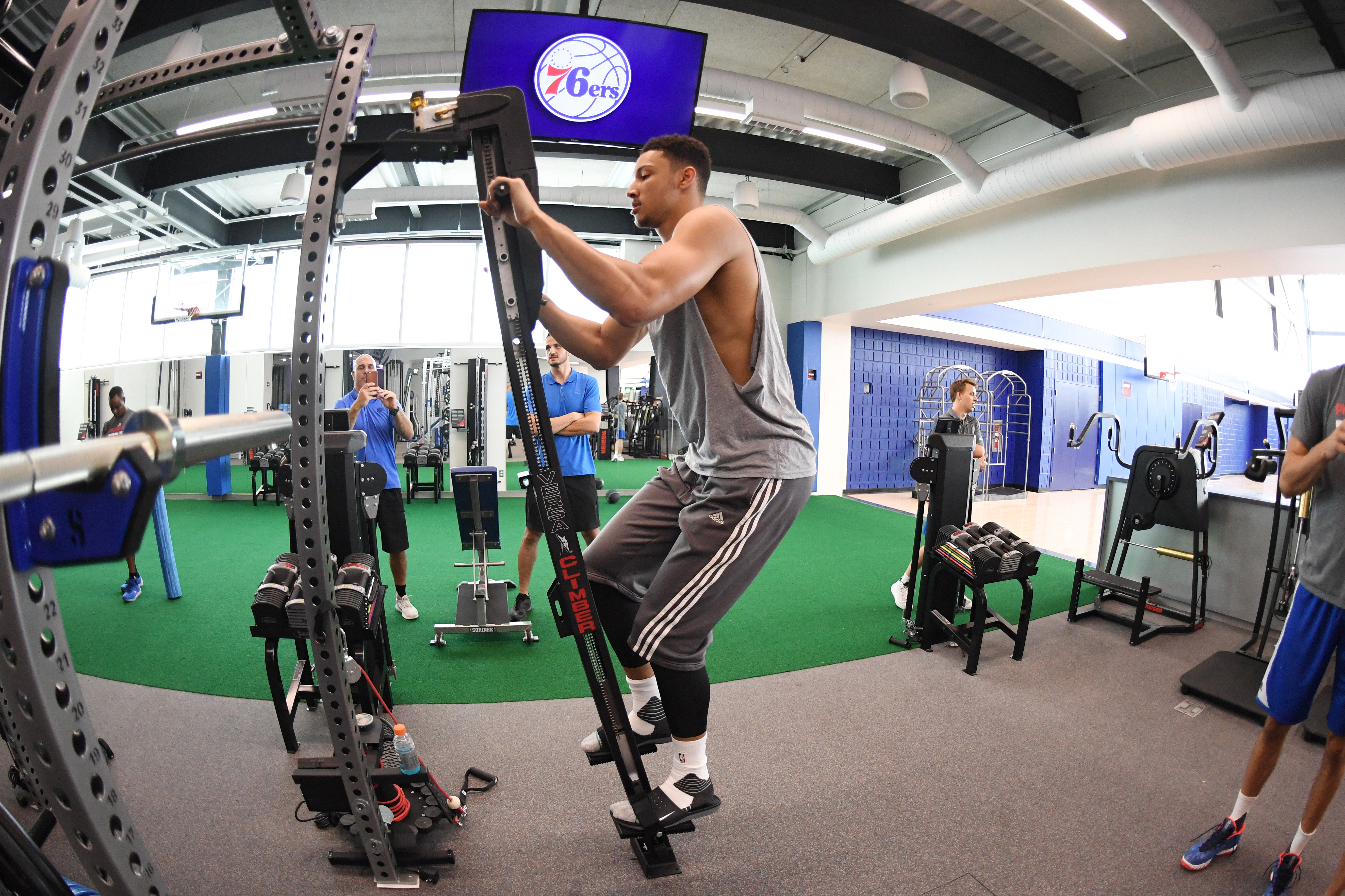 Philadelphia 76ers on X: 📍 Front Street Gym @BenSimmons25  #HereTheyCome  👀 »   / X