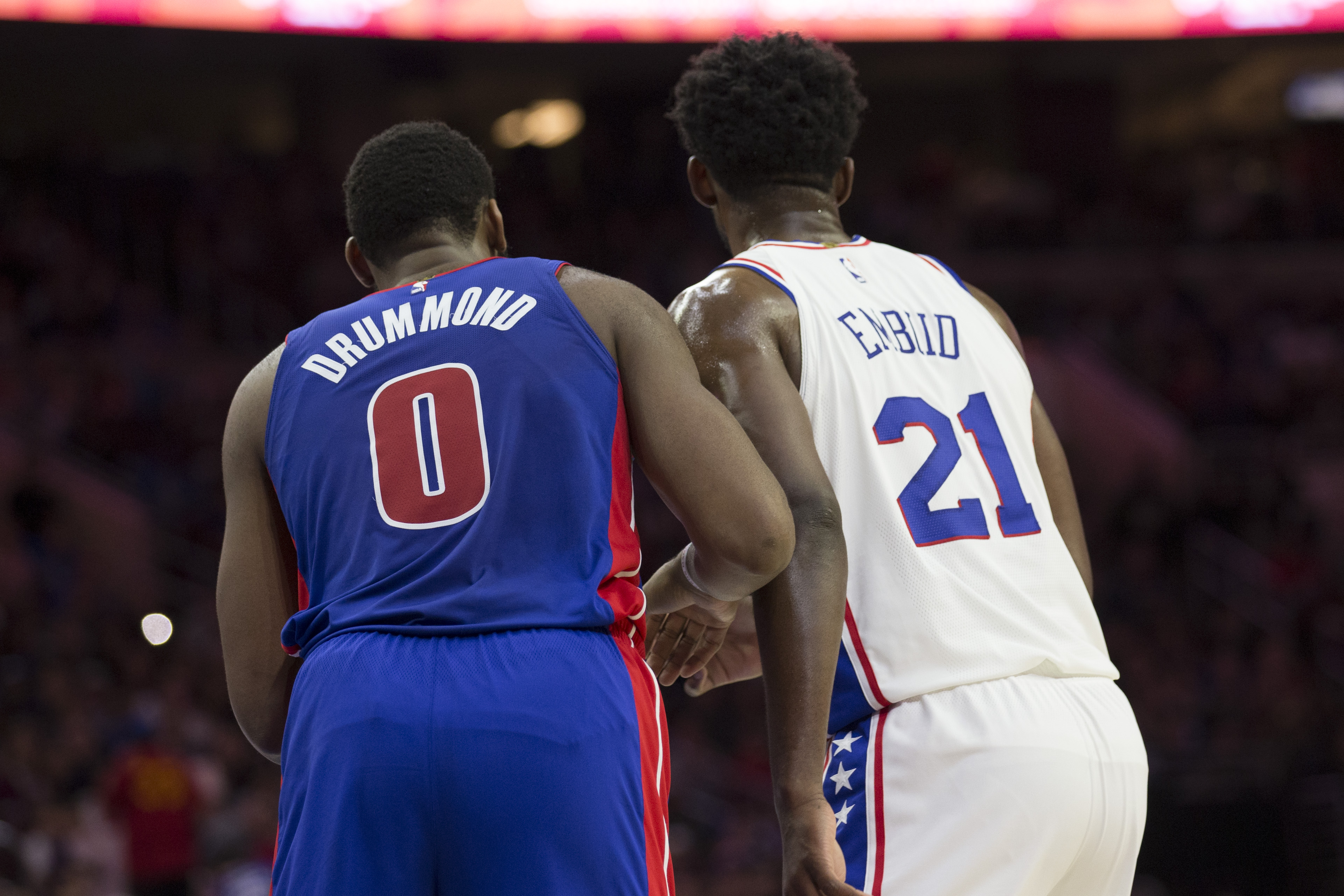 76ers center Andre Drummond's stat line not seen since Hakeem