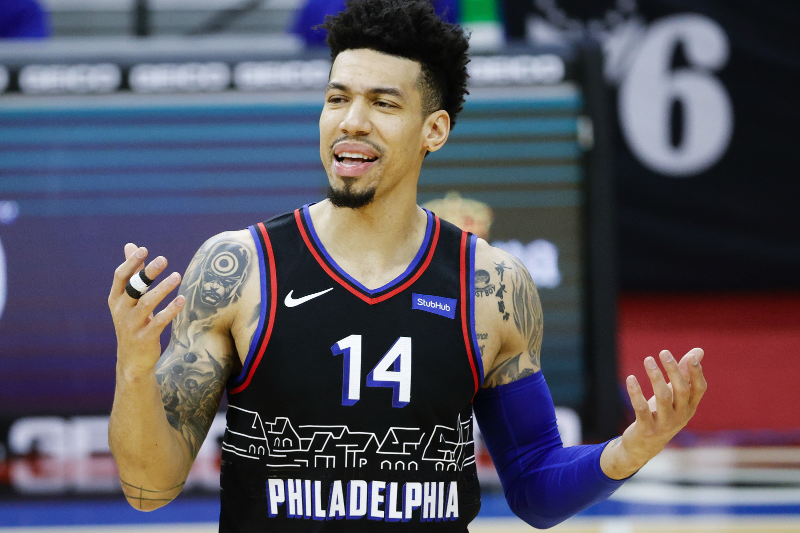 Philadelphia 76ers' Danny Green has been mostly on his game lately