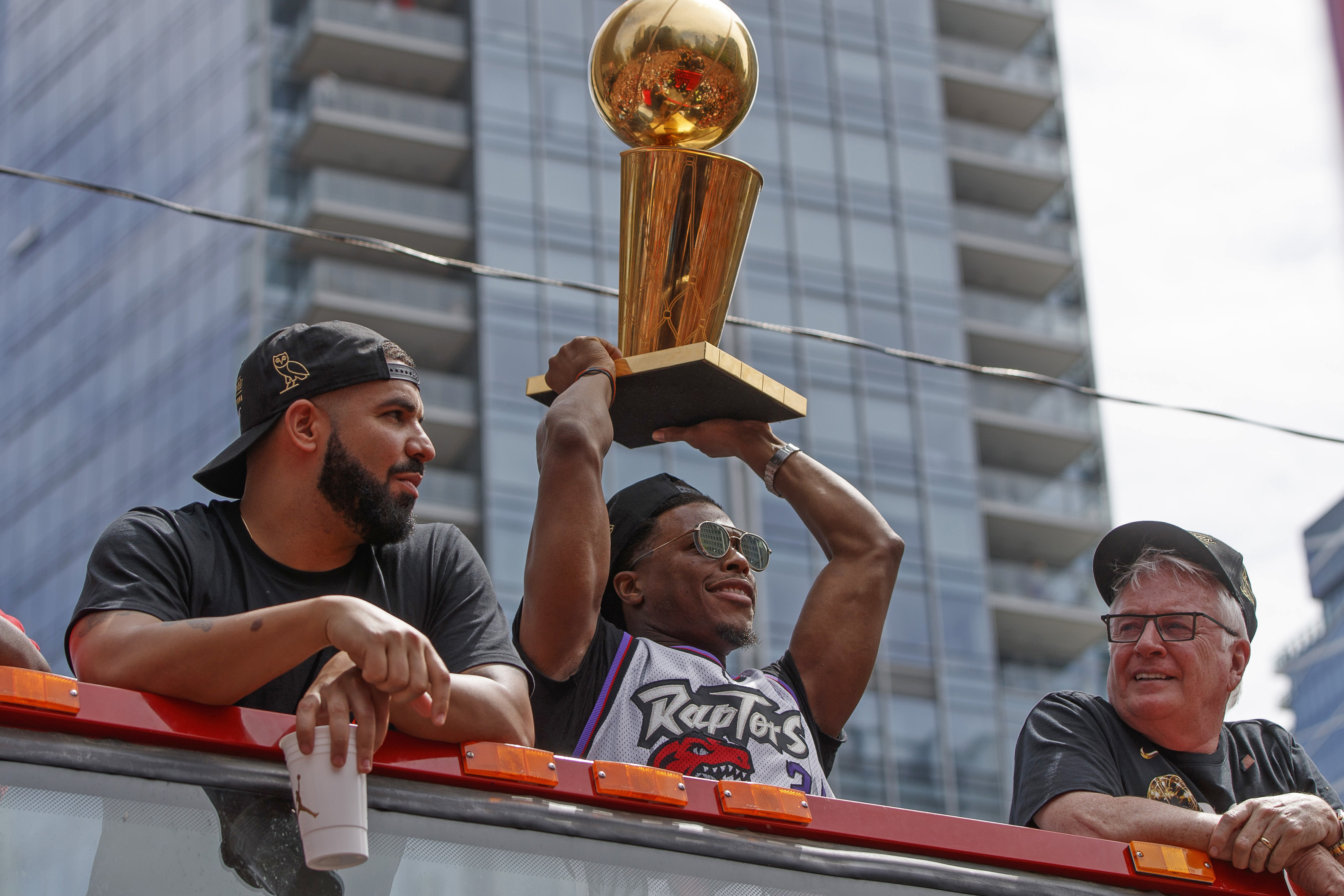 Raptor Chris Boucher brings 2019 NBA championship trophy home to