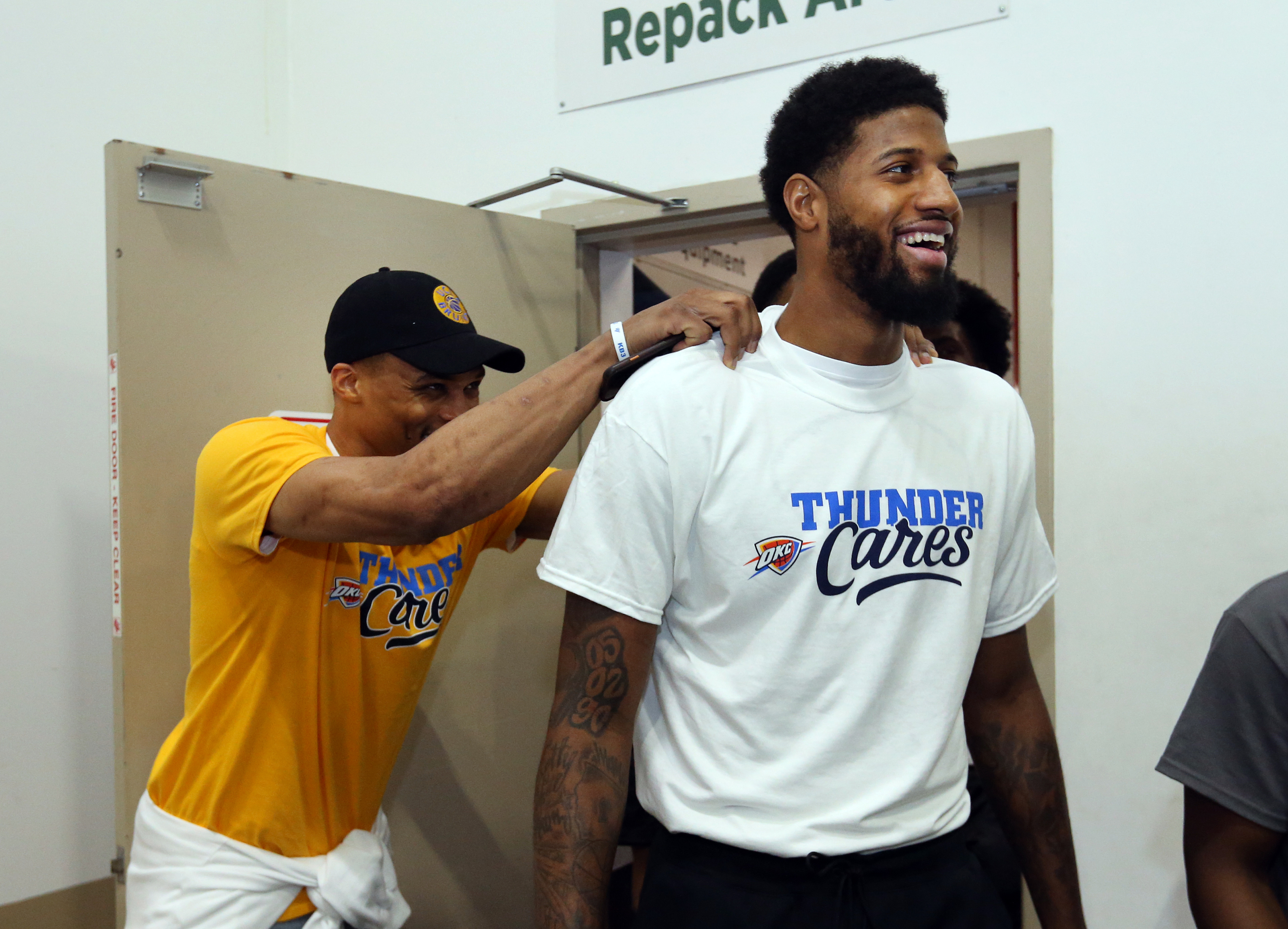 Paul George on his time in Oklahoma City so far: 'I'm happy here' 