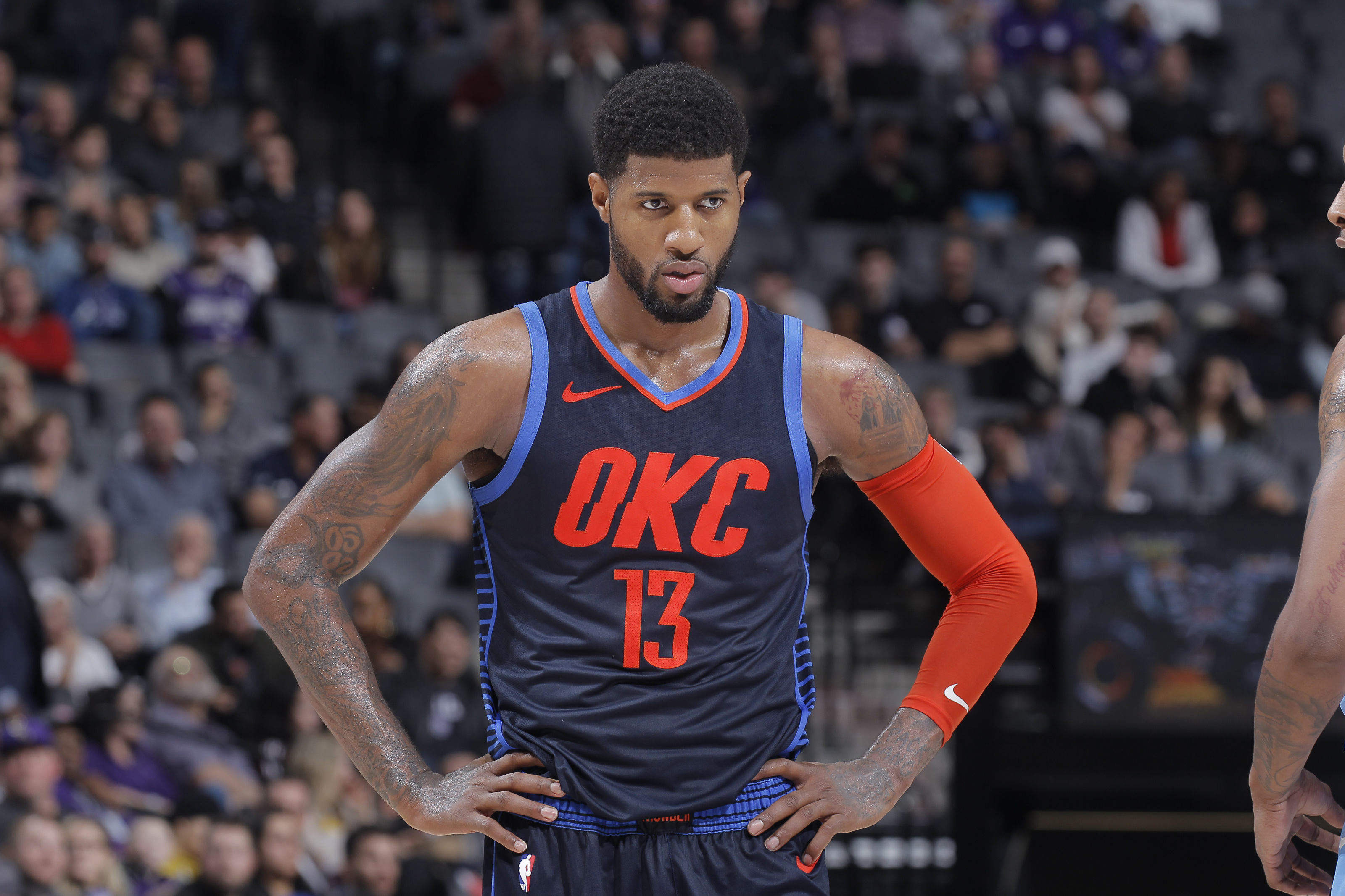 Paul George says OKC Thunder's Big 3 'officiated differently' than other  stars - ESPN