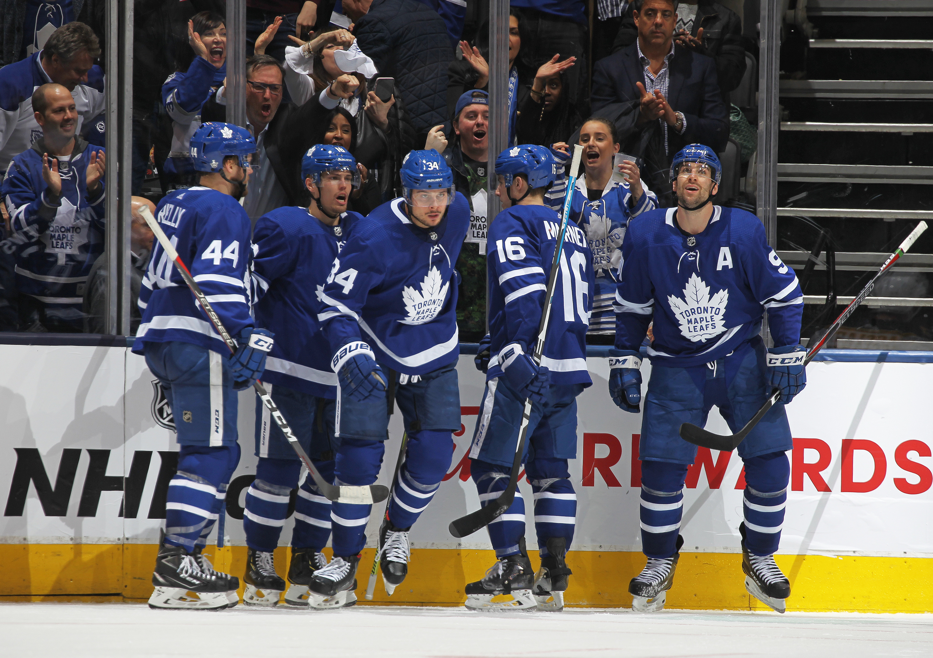 Toronto Maple Leafs #34 Blue New Season Practice Auston Matthews Jersey