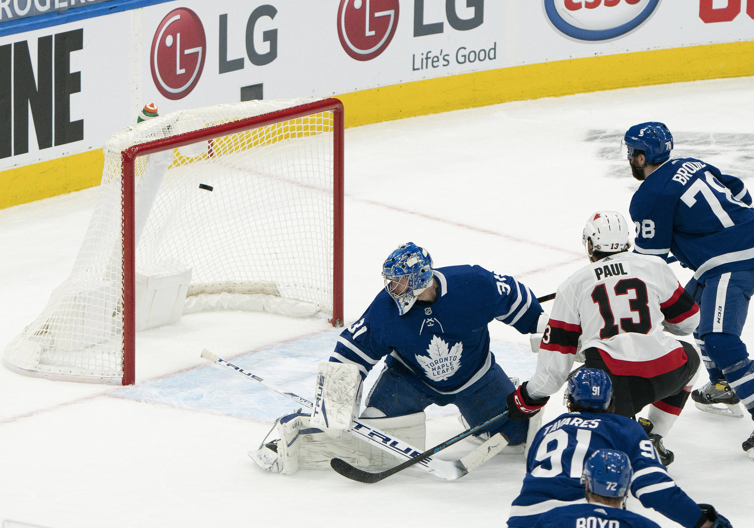Frederik Andersen to start in net for Leafs against Senators on Wednesday
