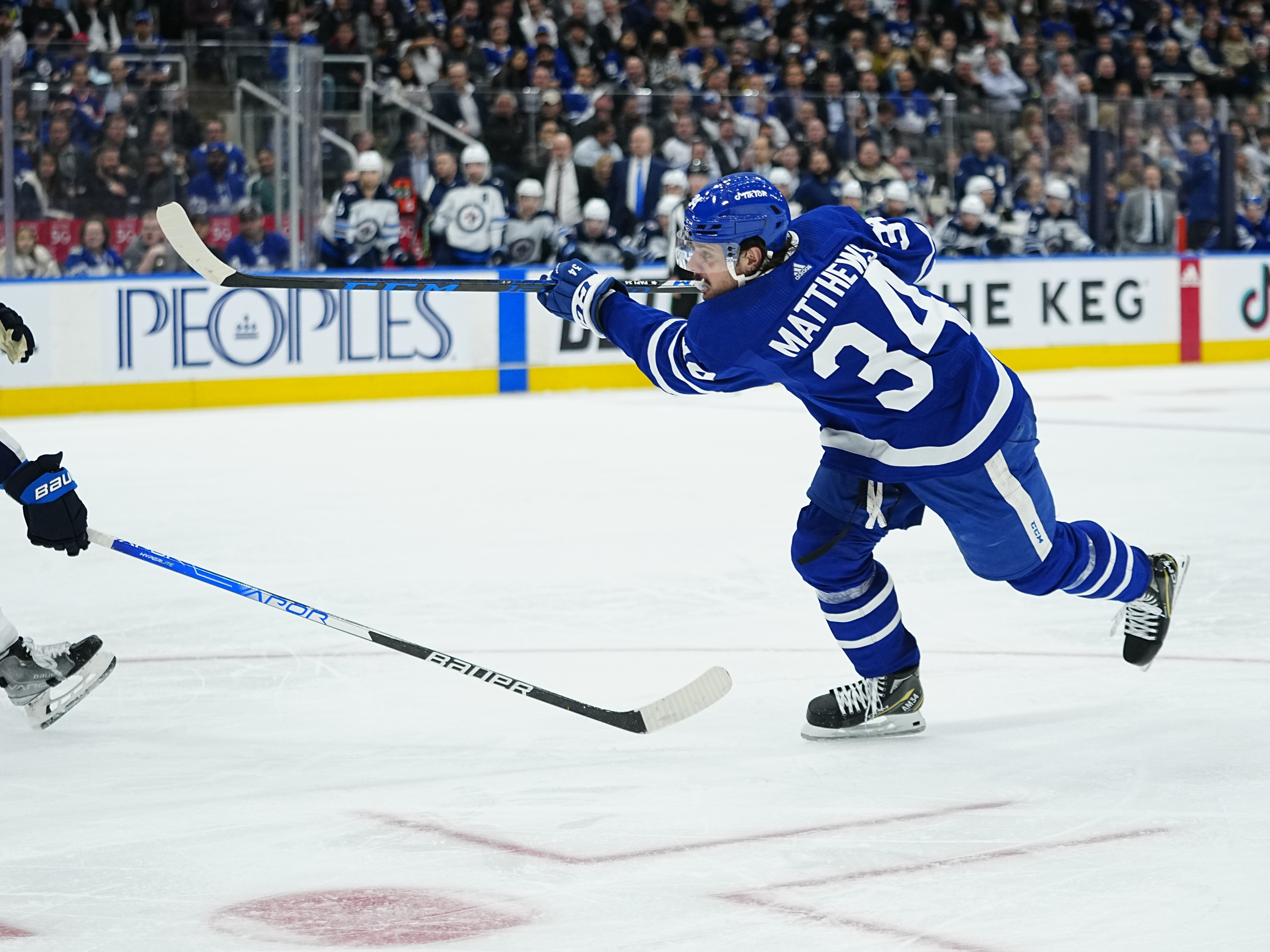 The Leafs' Auston Matthews is having fun as he flirts with 50 goals –  Winnipeg Free Press