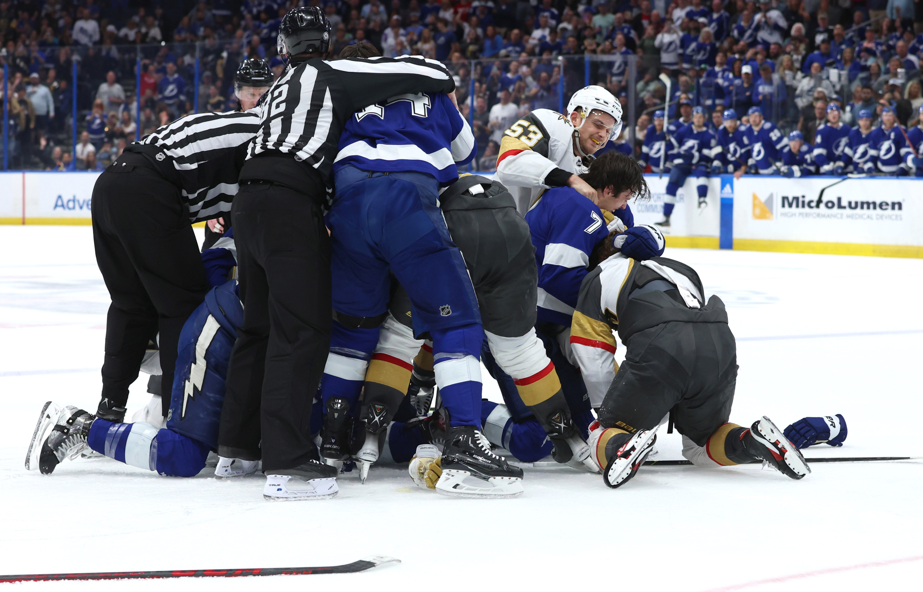 Golden Knights can't hold lead, but beat Lightning in OT - The Rink Live   Comprehensive coverage of youth, junior, high school and college hockey