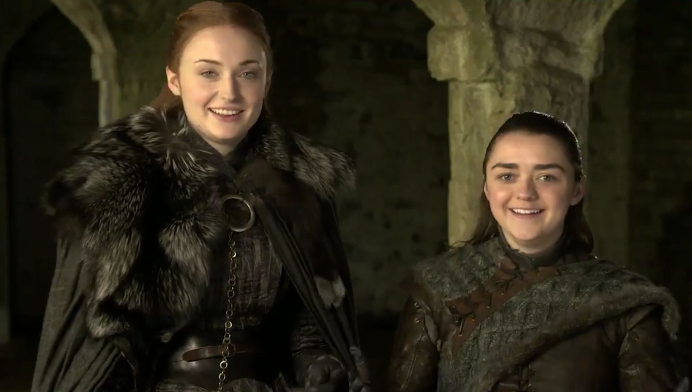 Sophie Turner and Maisie Williams Wore Matching Outfits to Kit