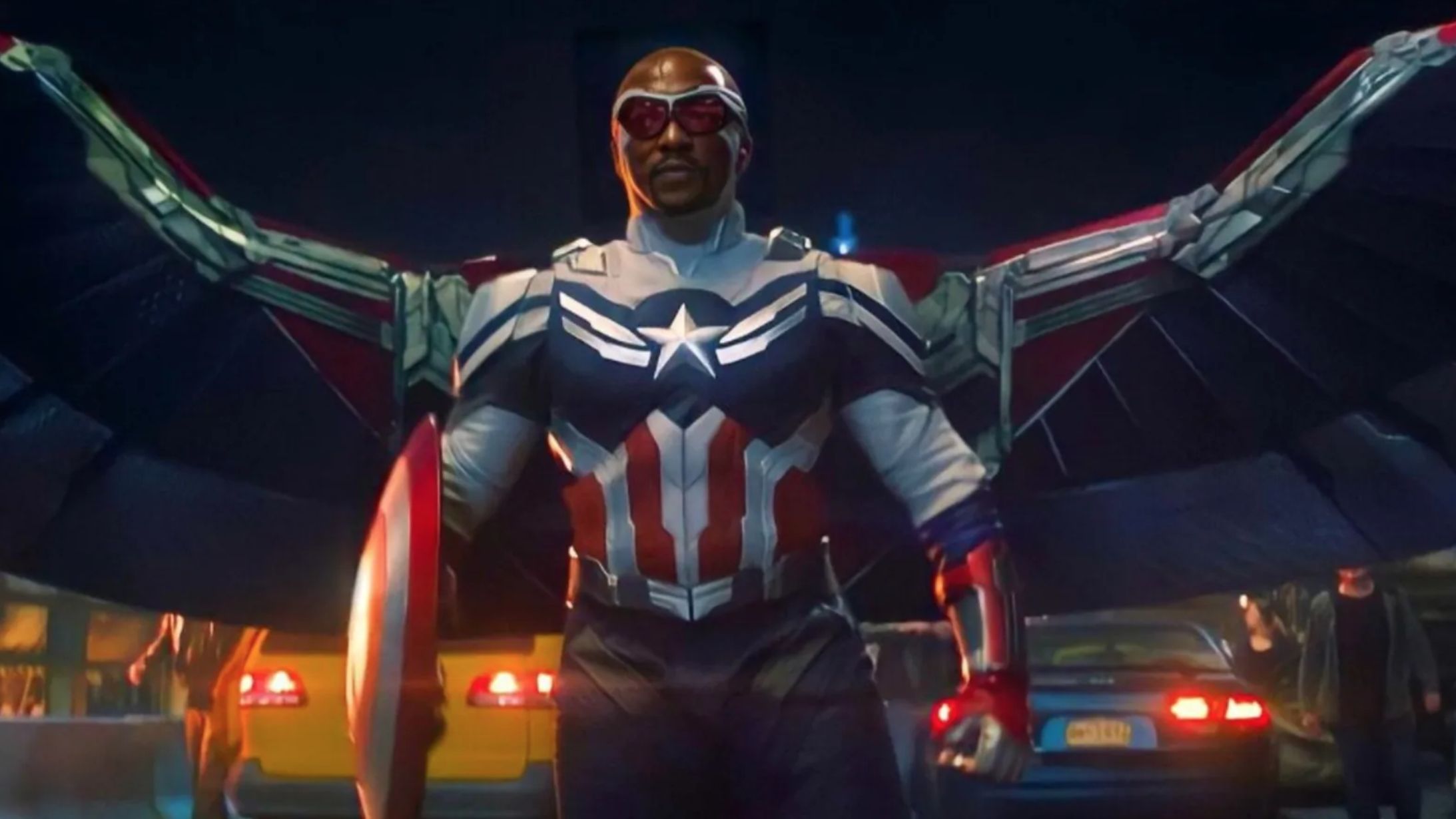 Anthony Mackie as Falcon in The Falcon and the Winter Soldier