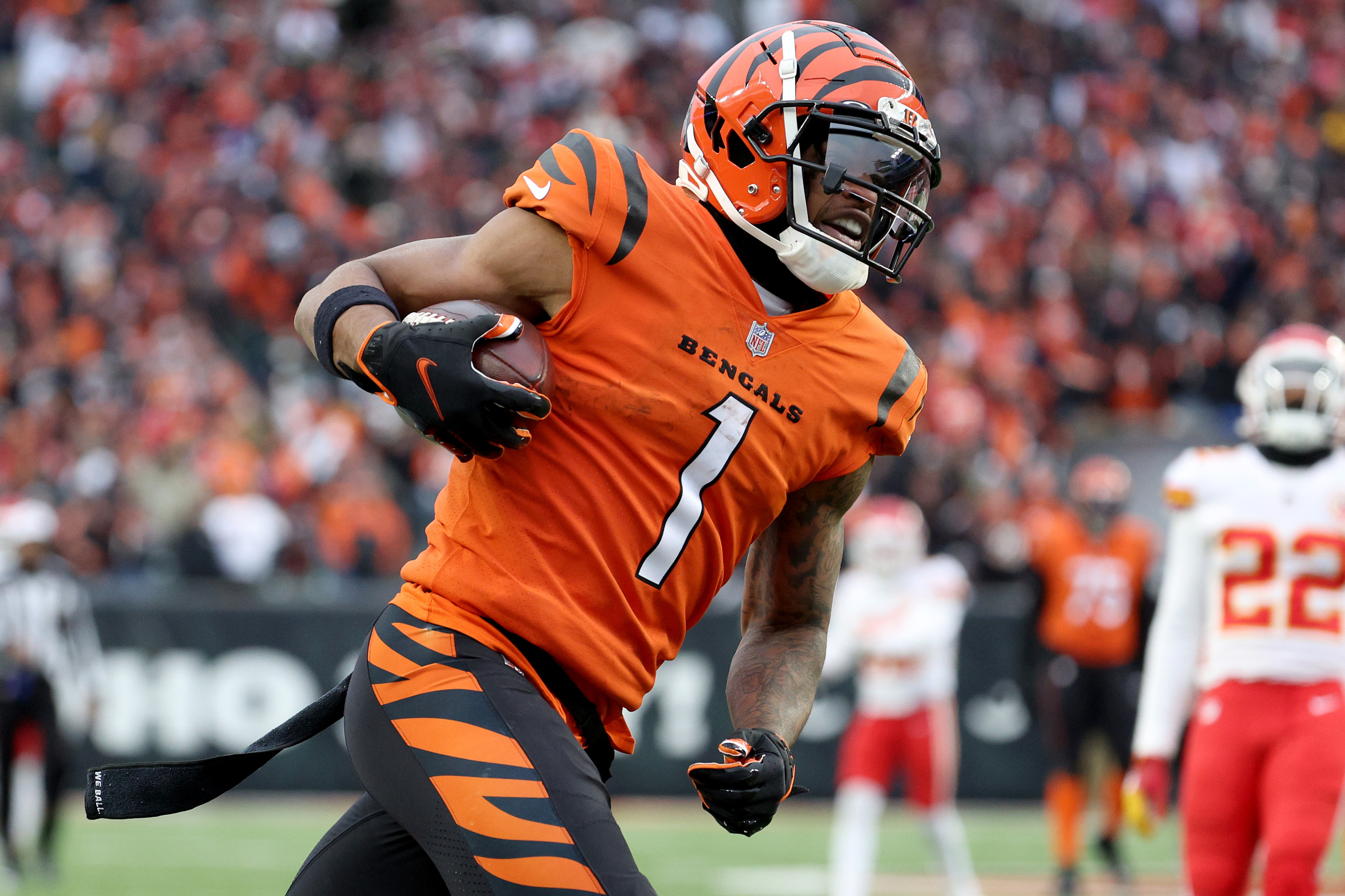 Bengals prove they were right taking WR over OT in the 2021 NFL Draft