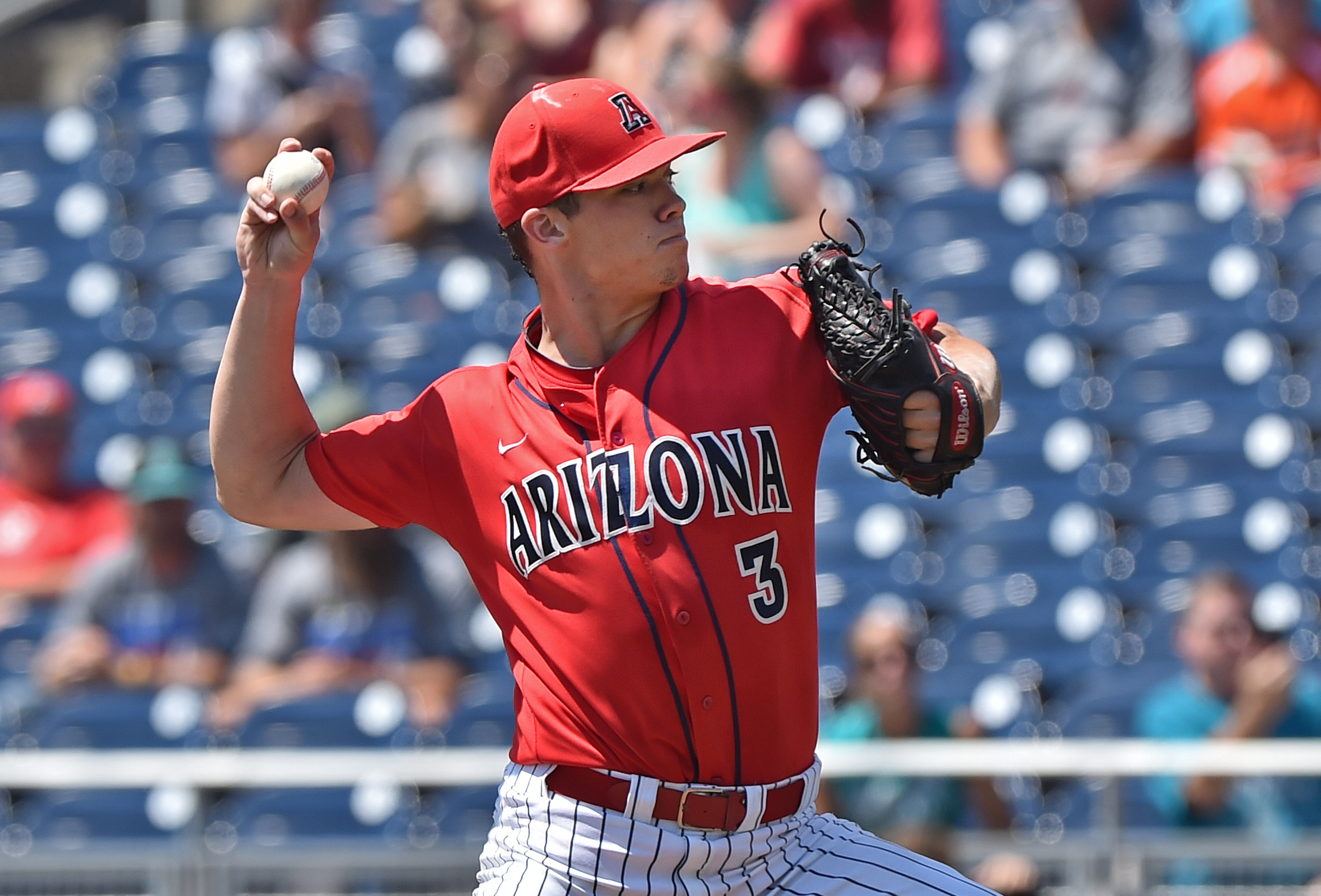 College World Series: Arizona starter Bobby Dalbec is player of the game