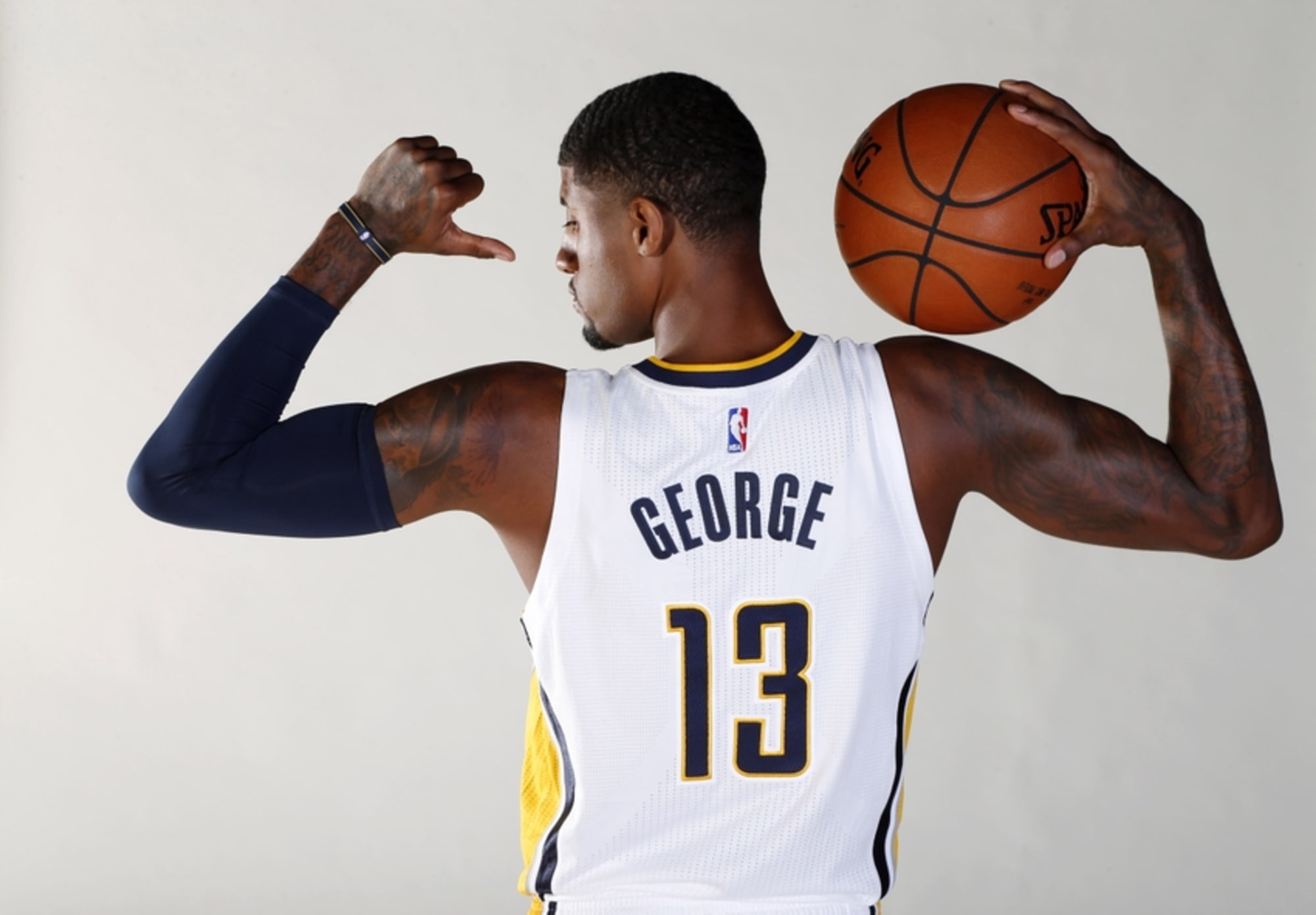 Indiana Pacers' Paul George Debuts New PG Logo and Hat Line At