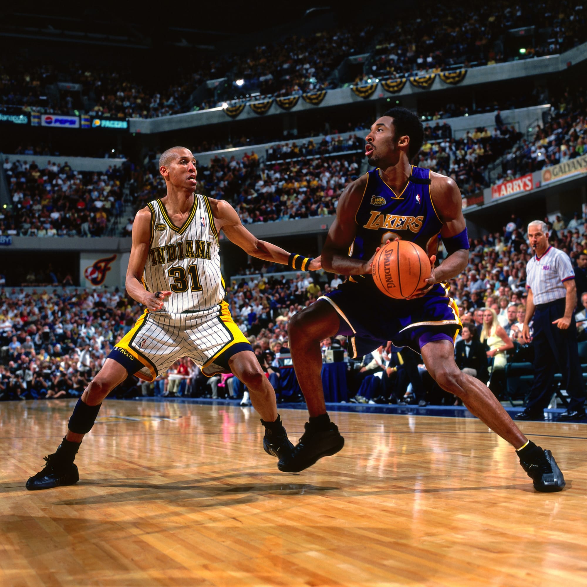 Kobe Bryant vs. Reggie Miller in the final seconds of the 2000