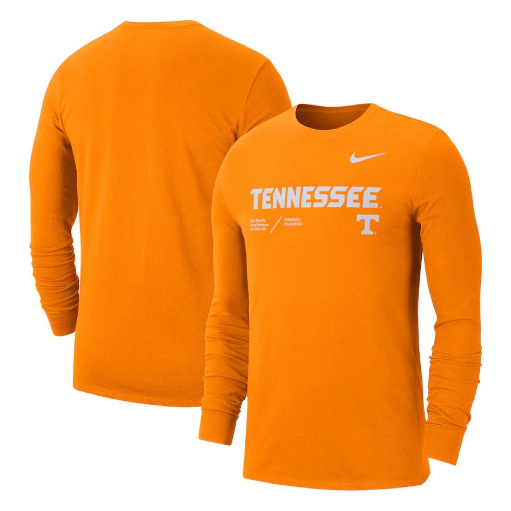 Tennessee Champion Mens Basic Football Tee Shirt - TN_ORG