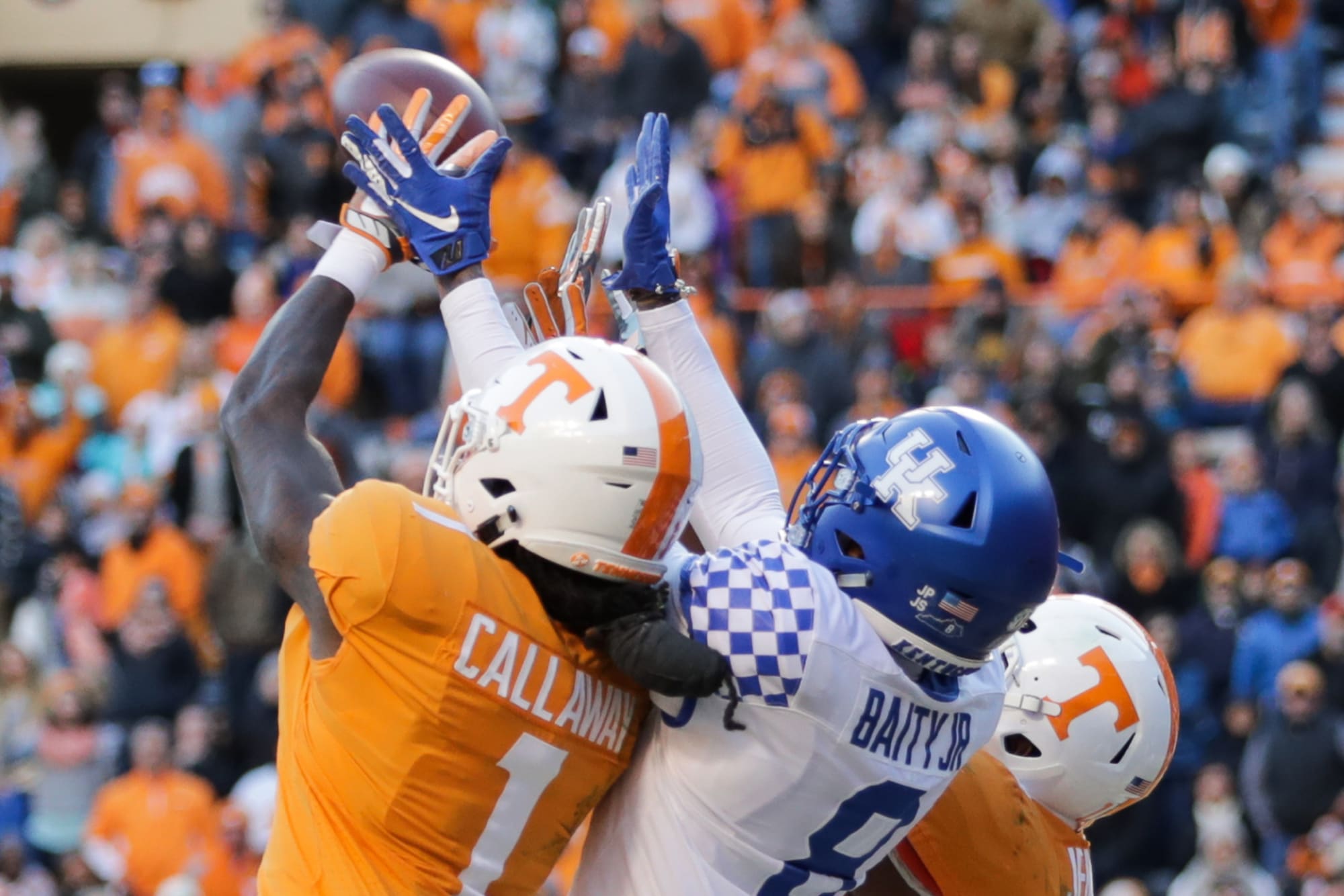 Tennessee Volunteers the Catch TN Vs. GA Hail Mary 