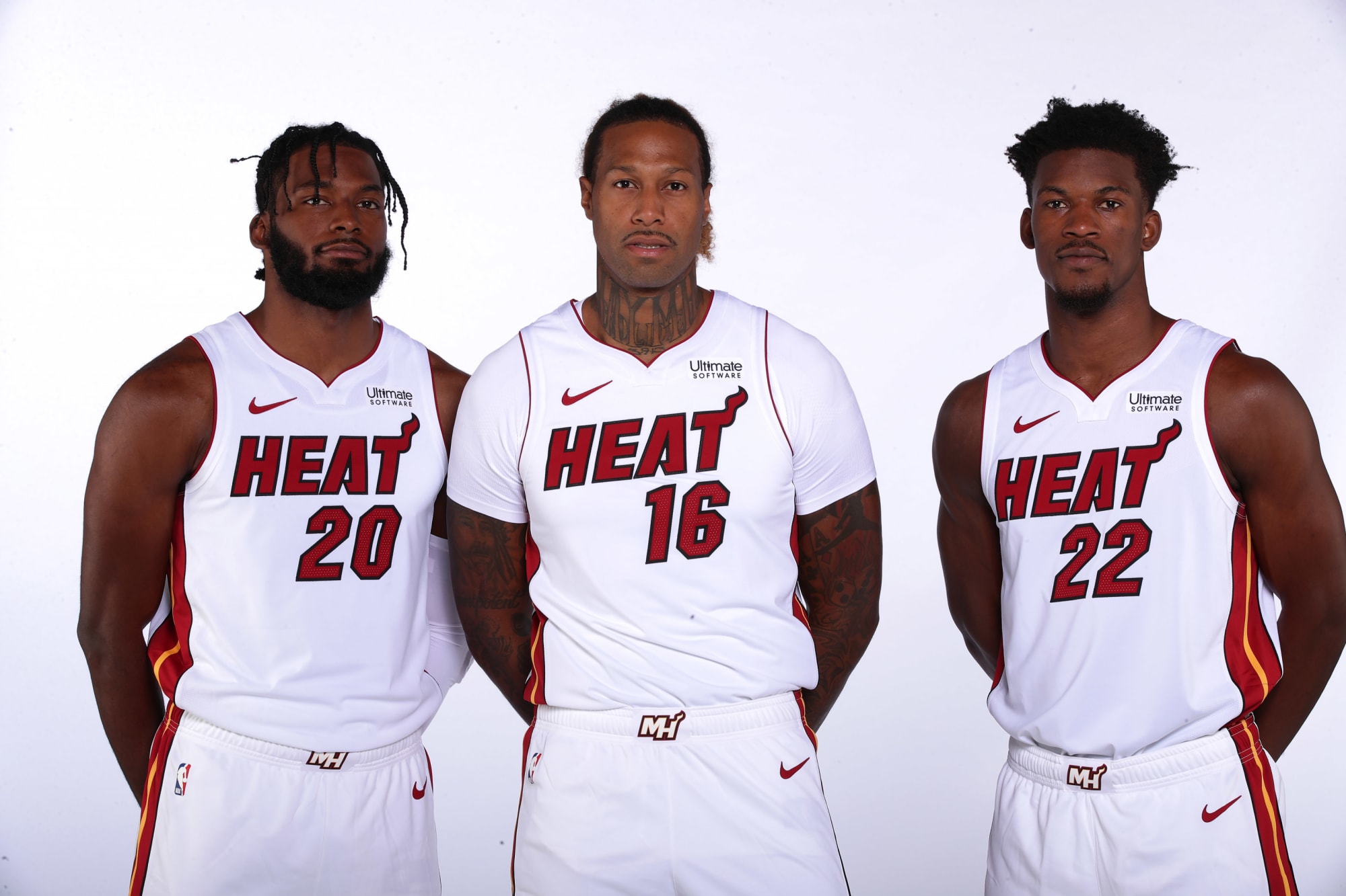 ESPN on X: The Miami Heat's new jersey/court combo is something else 😲   / X