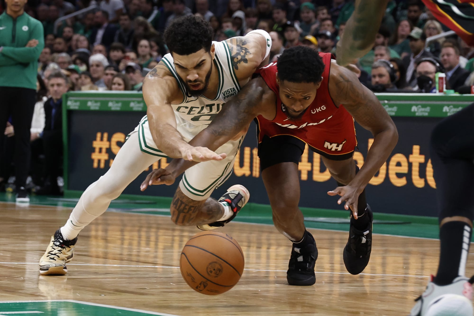 Miami Heat falter late in pure shootout with Boston Celtics, 121-134 - All U Can Heat