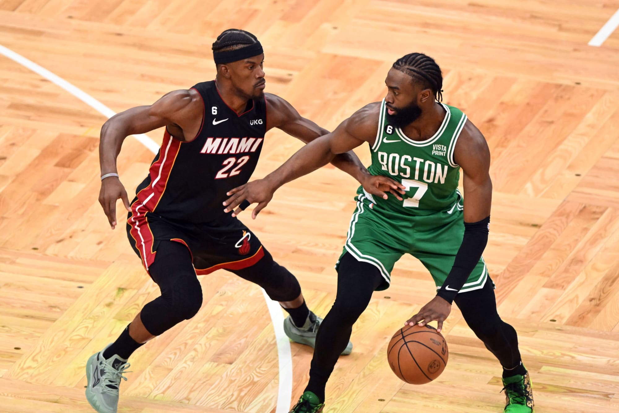 NBA Twitter reacts to Boston's 25-point blowout win in Miami in Game 2