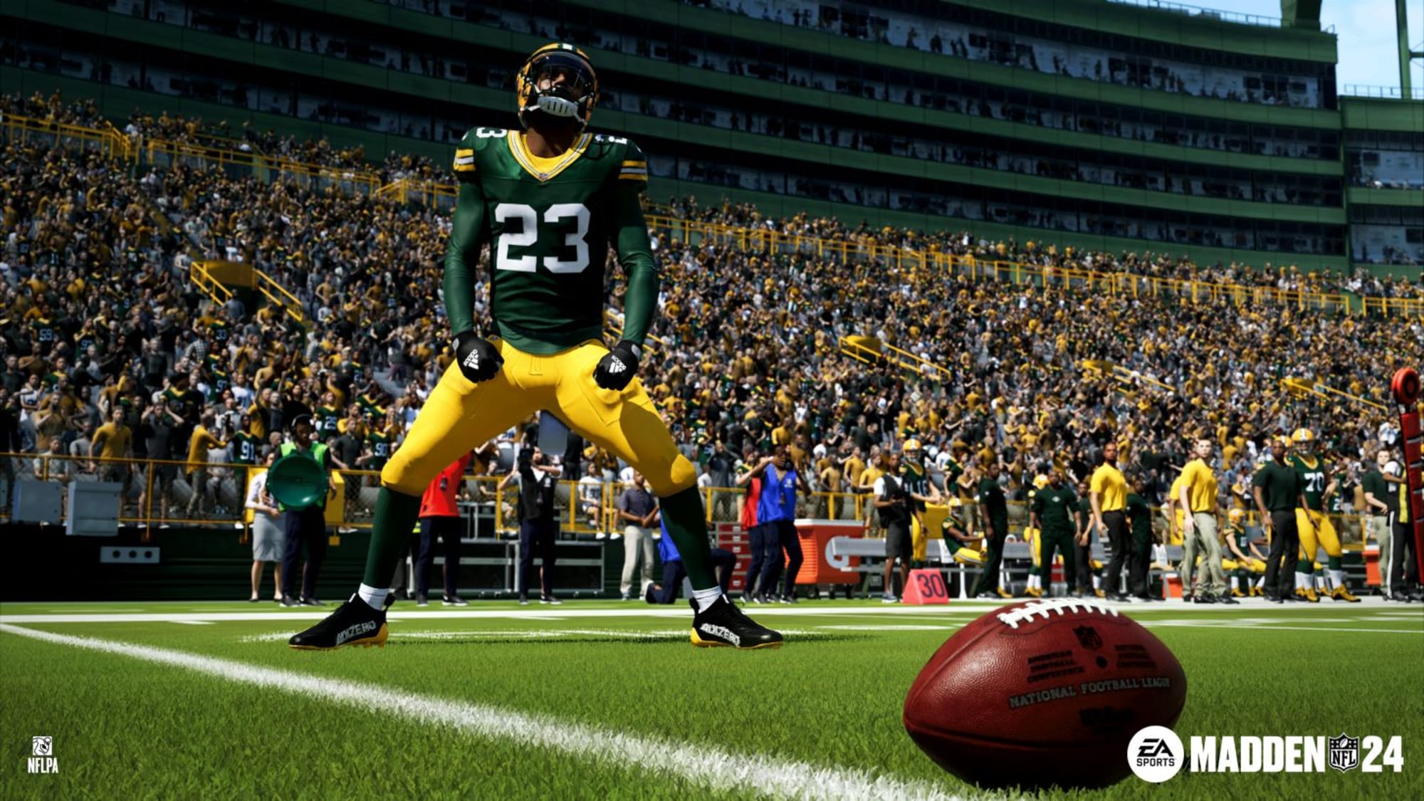 Is Madden 24 available for free on Xbox Game Pass at launch?