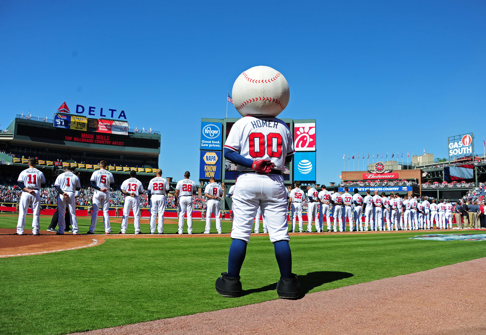 Homer - Atlanta Braves, Baseball mascot tribute #10 Got m…