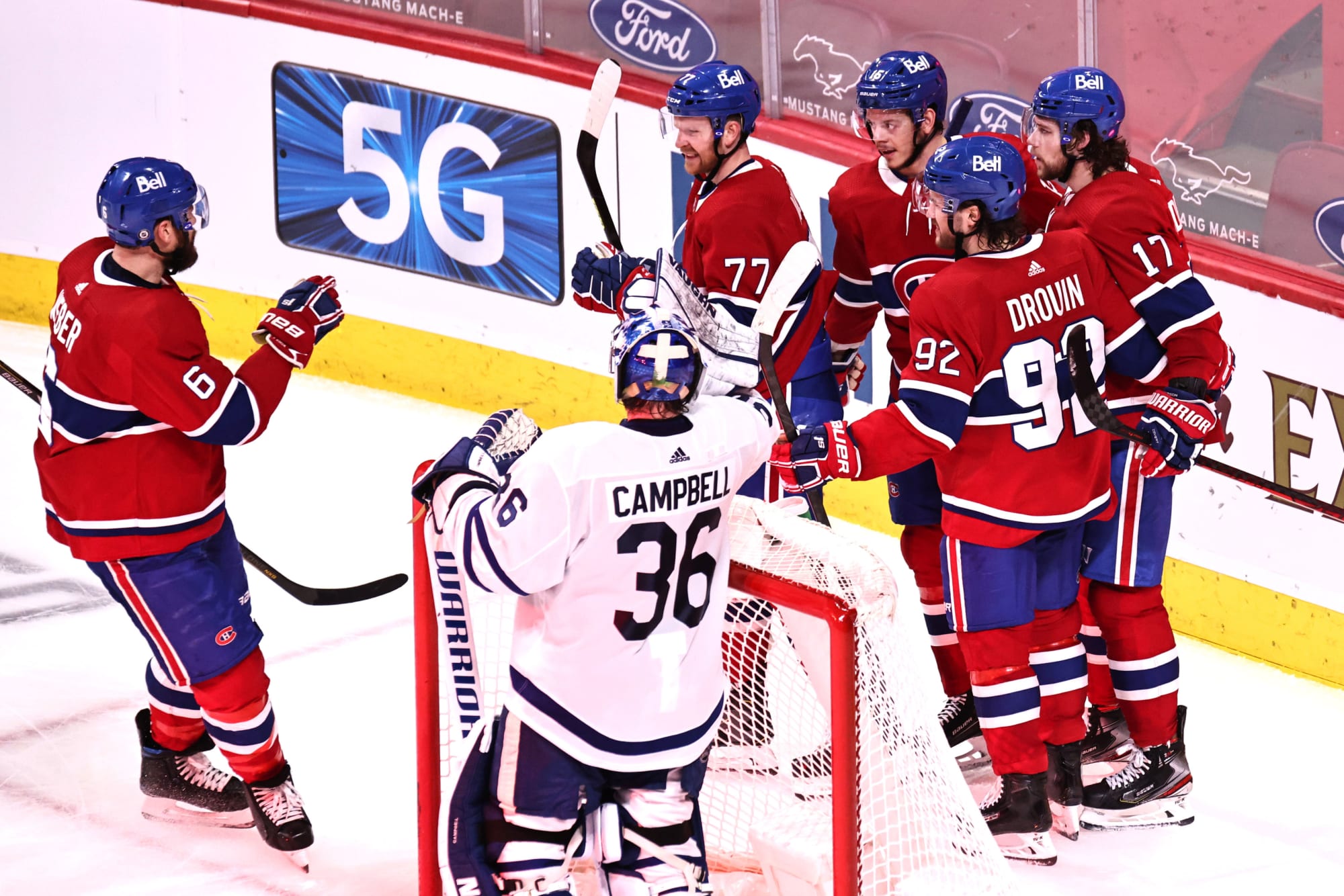 Toronto Maple Leafs clinch playoffs Montreal Canadiens 