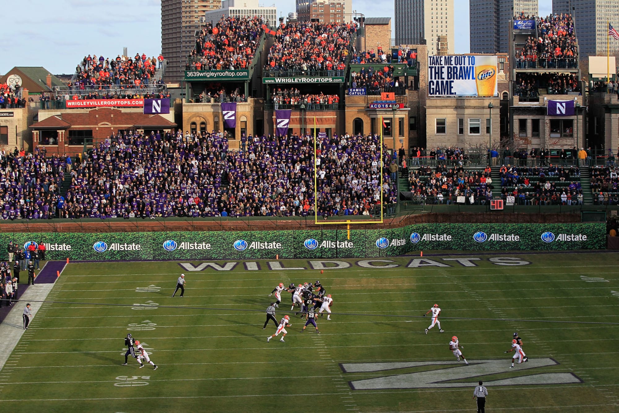 Northwestern returning to Wrigley Field in 2021, Notre Dame and