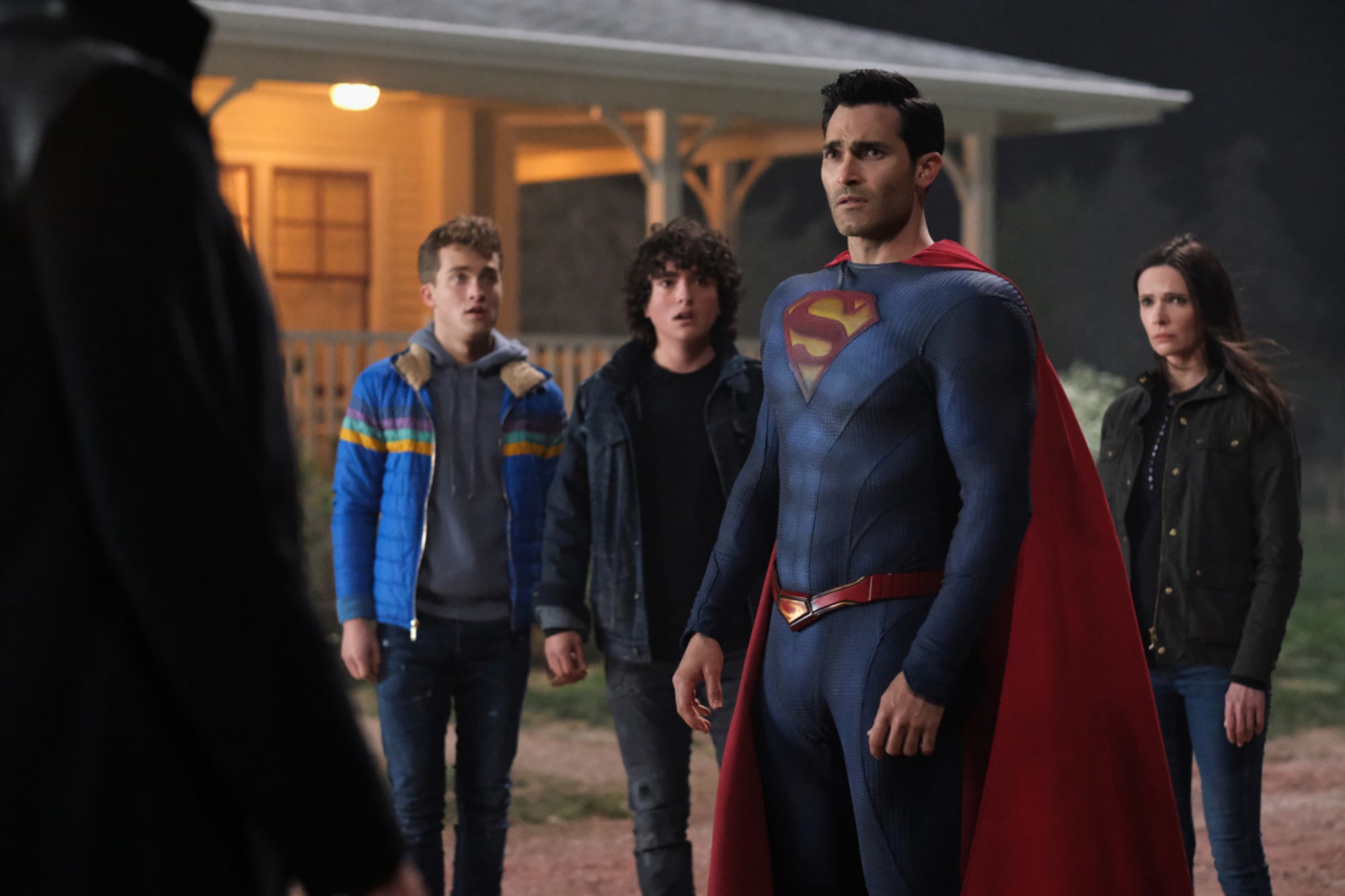 1. His relationship with his Son: Superman only has one Son in the comic. However, in the show, he has two, and only one of them has powers. Superman tries to balance saving the world and bringing up his sons, training them, teaching them how to be, and being a good dad for both of them. He instructs both of them and tries his best to keep them out of trouble.