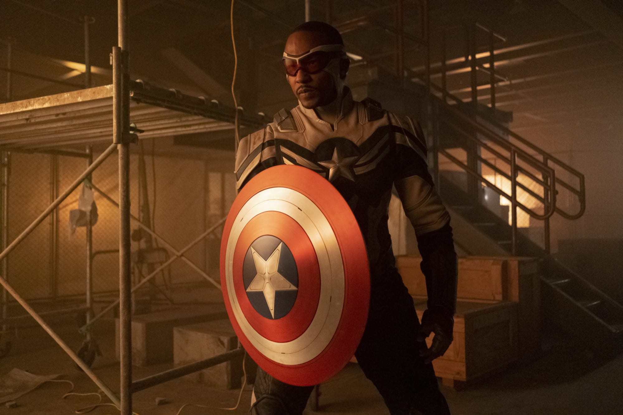 Anthony Mackie suits up as Captain America in jaw-dropping new trailer