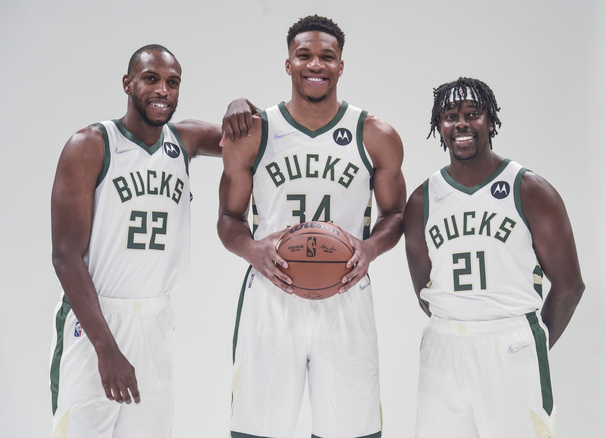  Milwaukee Bucks NBA 2021 Starters Set of Five
