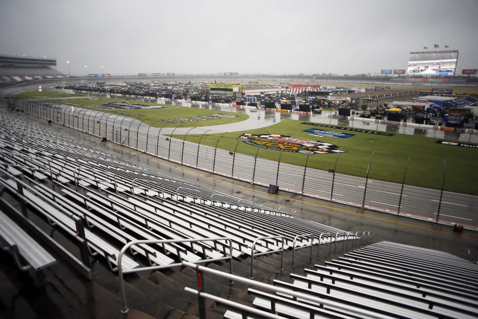 NASCAR Texas race postponed for a third time due to rain