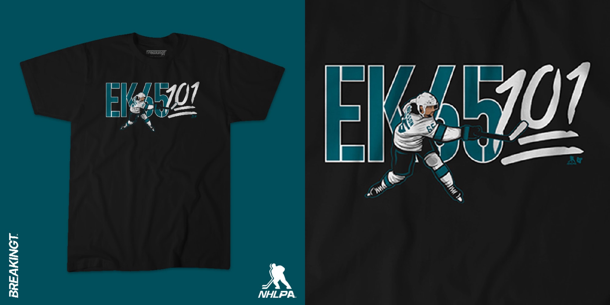 Erik Karlsson San Jose Sharks 2023 Norris Trophy Winner T Shirt - Limotees