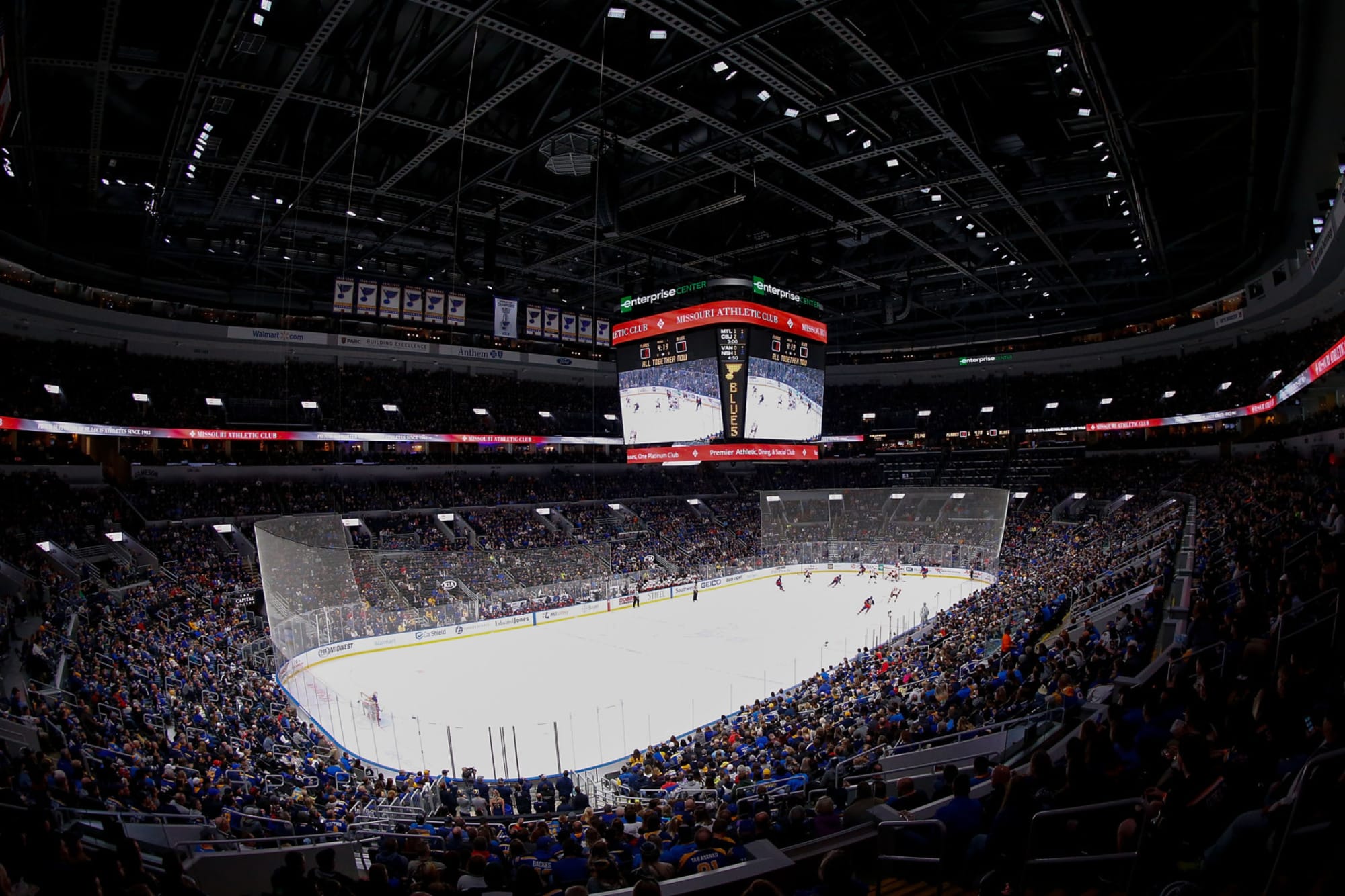 St. Louis Blues Arena now called Enterprise Center - Sports