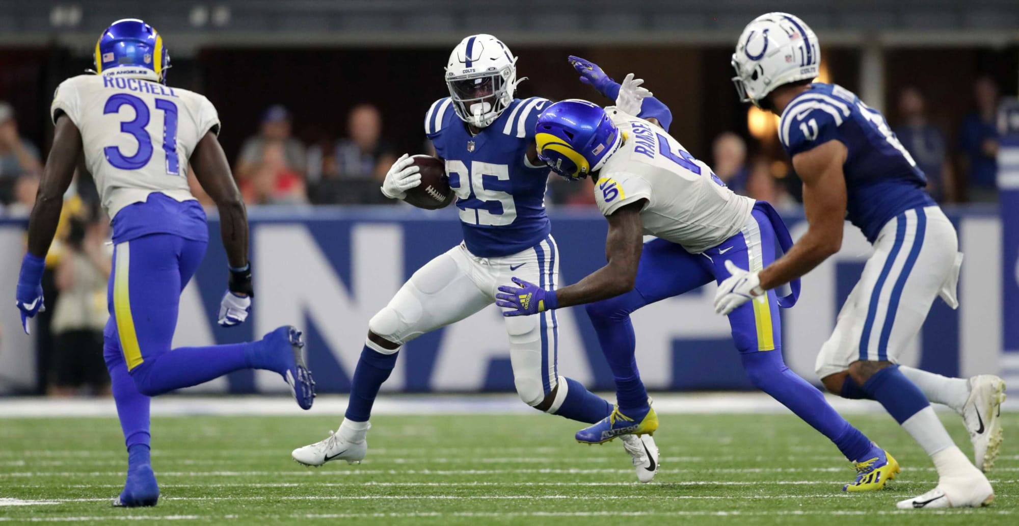 Is trade candidate, Marlon Mack, a good fit for the Atlanta Falcons? - Blogging Dirty