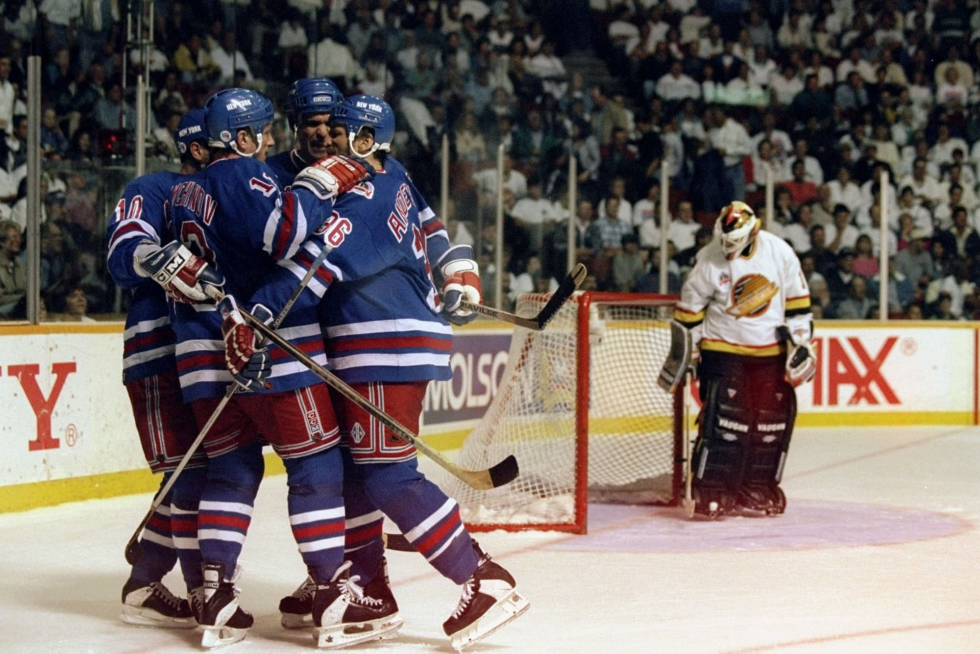 Buy Vintage 90s New York Rangers Vs Vancouver Canucks 1994 NHL