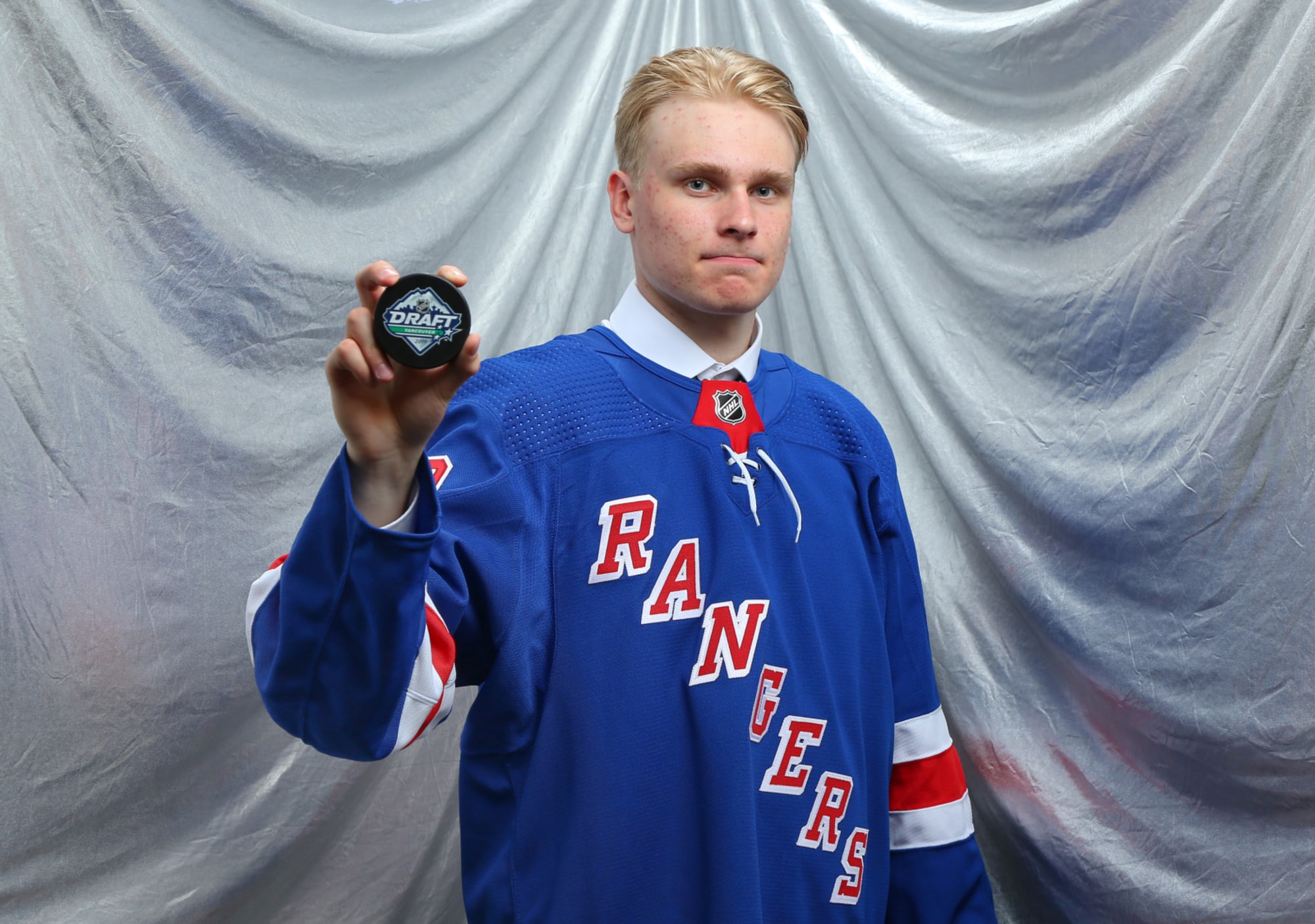 Jacob Trouba of the New York Rangers poses for a portrait at the NHL  News Photo - Getty Images