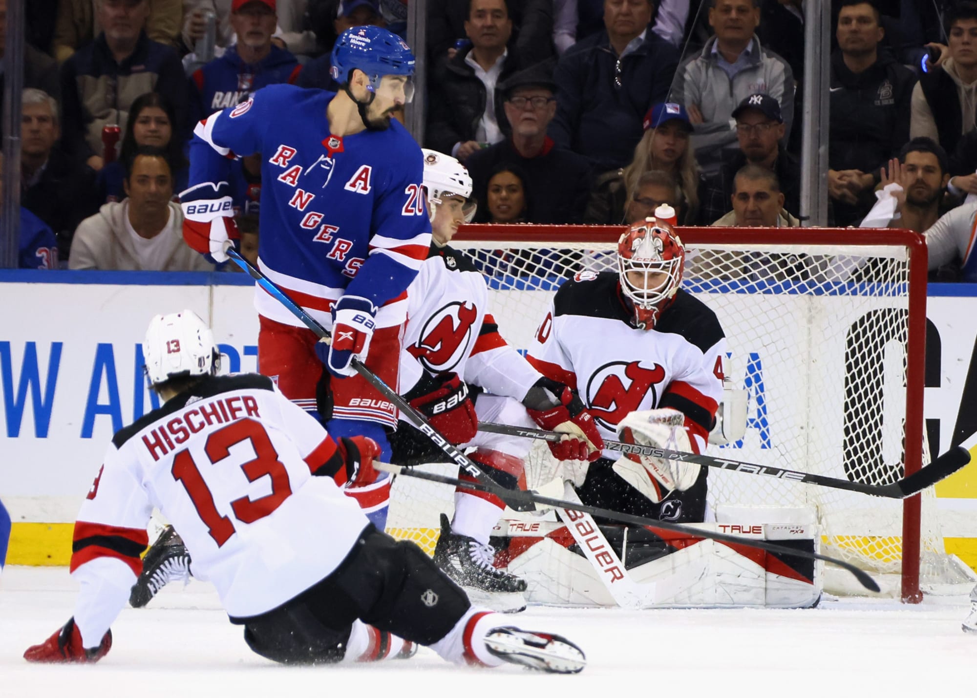 Devils win 3rd straight to put Rangers on brink of elimination