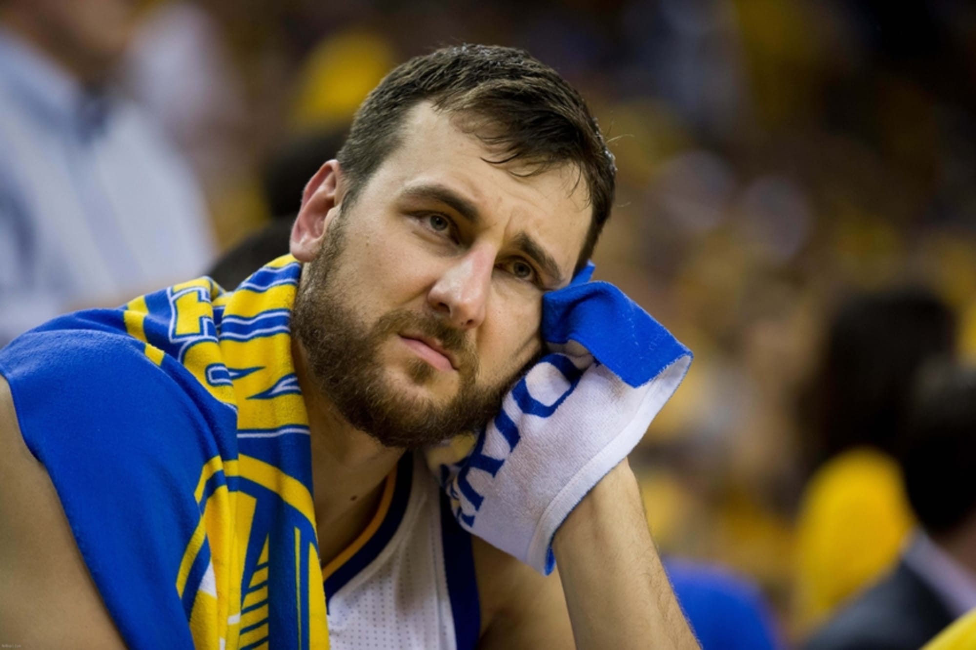 Warriors lose Andrew Bogut for remainder of NBA Finals with left knee injury