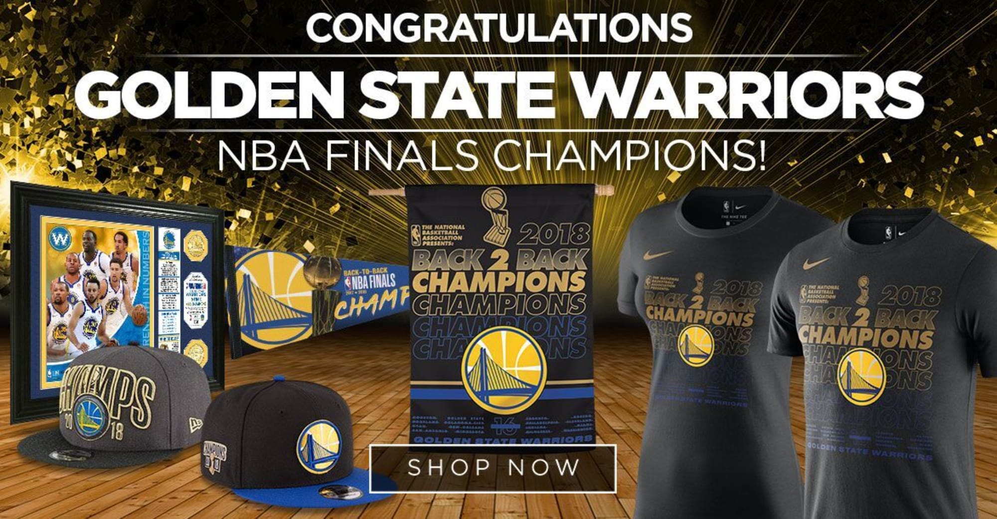 Celebrate The Golden State Warriors Championship With New Gear