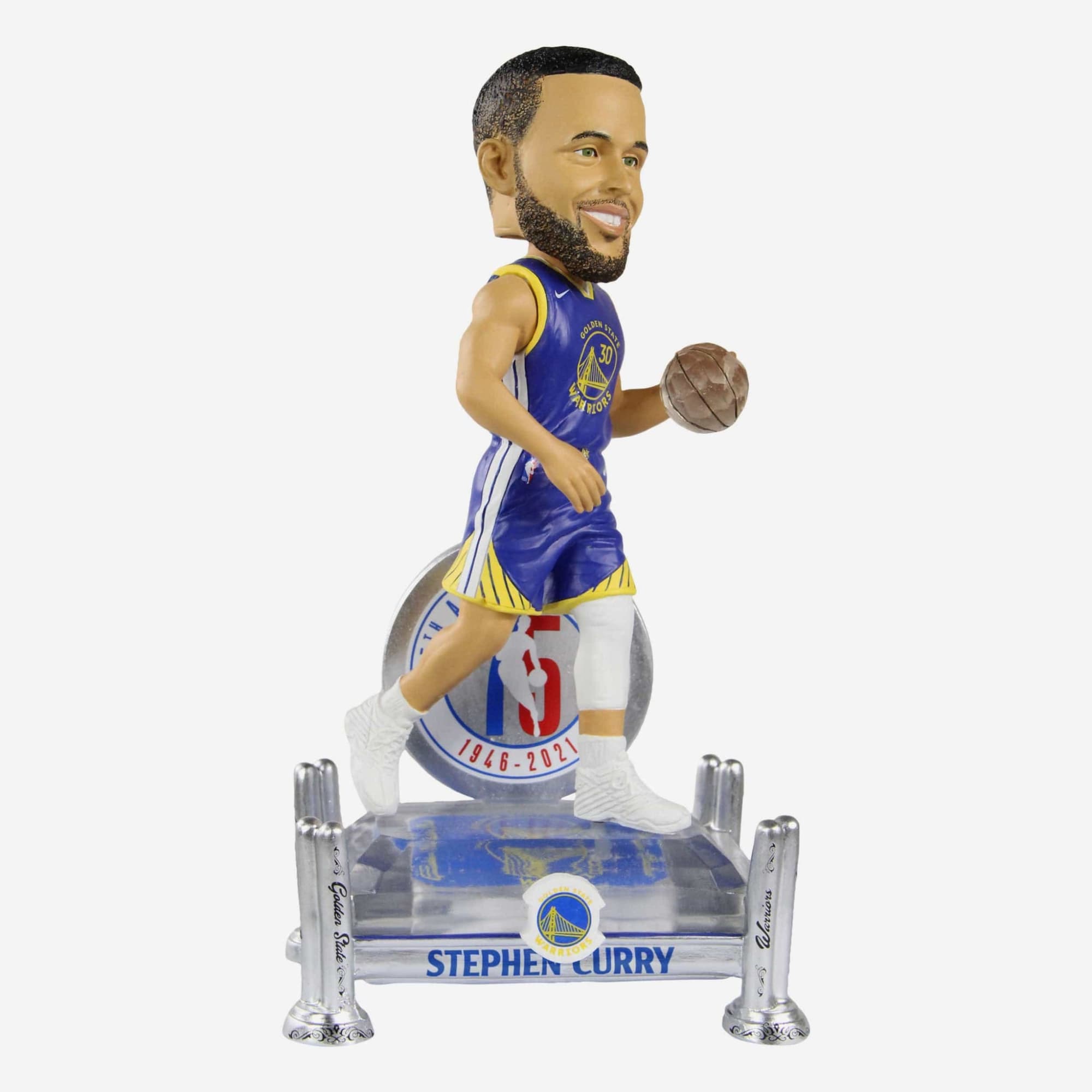 Stephen Curry Golden State Warriors 73 WINS GOLD STANDARD Limited Edition Bobblehead
