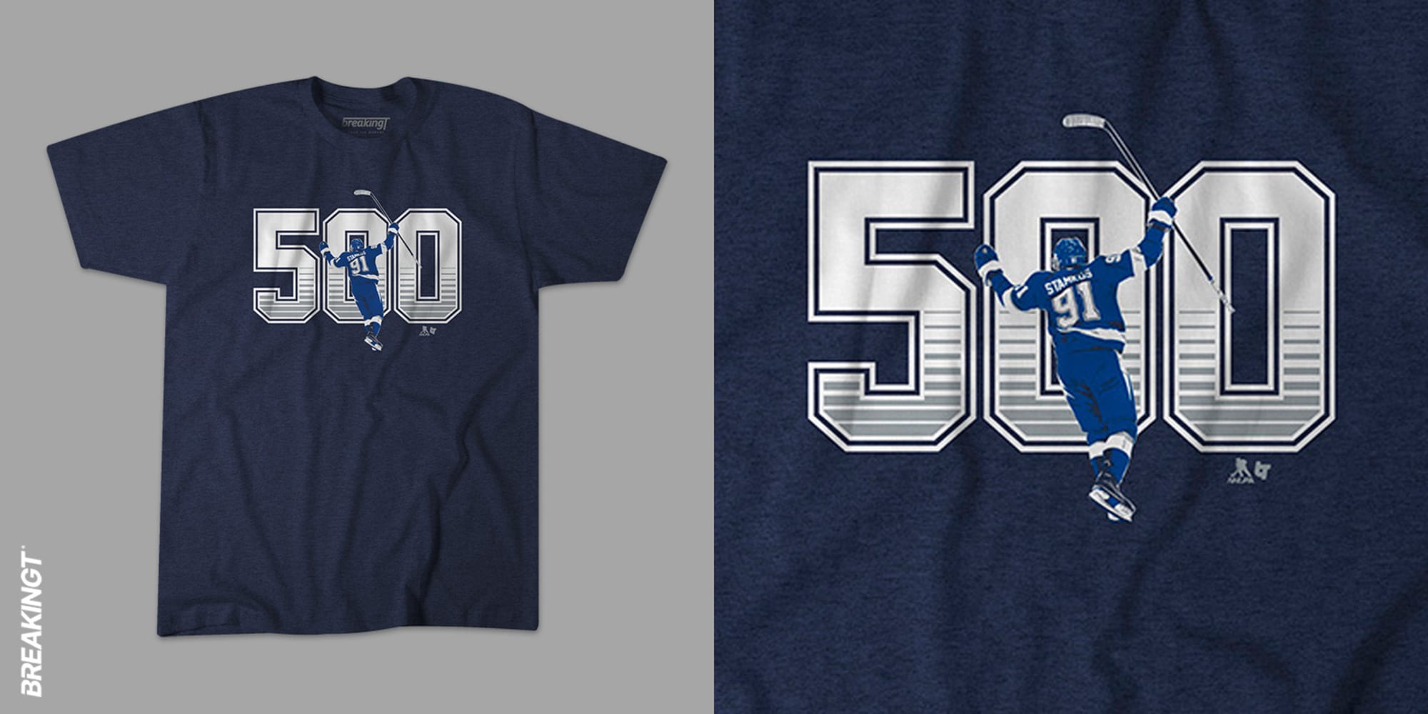 Tampa Bay Lightning Steven Stamkos 500 Goals Shirt, hoodie