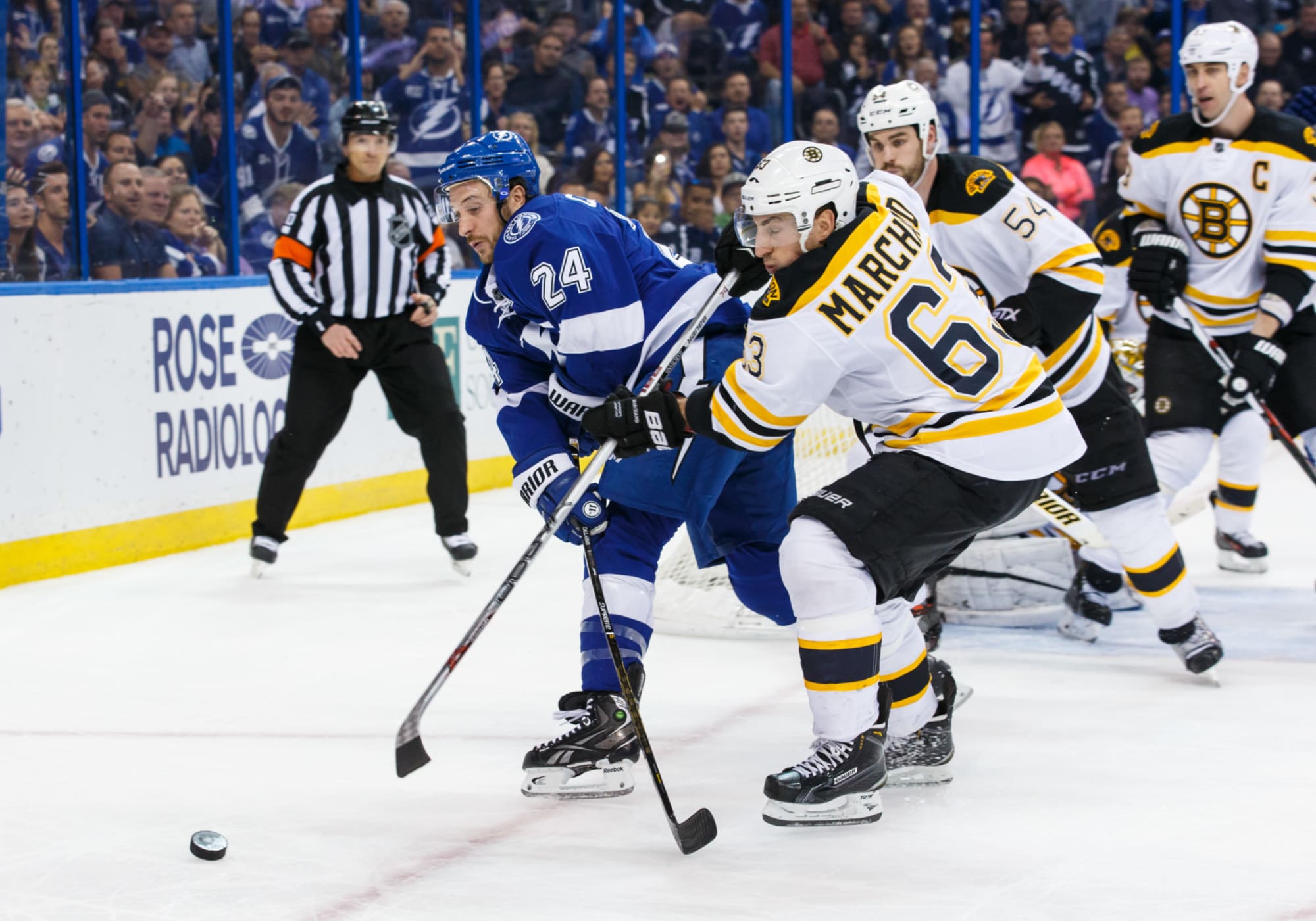 Lightning not happy about Brad Marchand licking Ryan Callahan