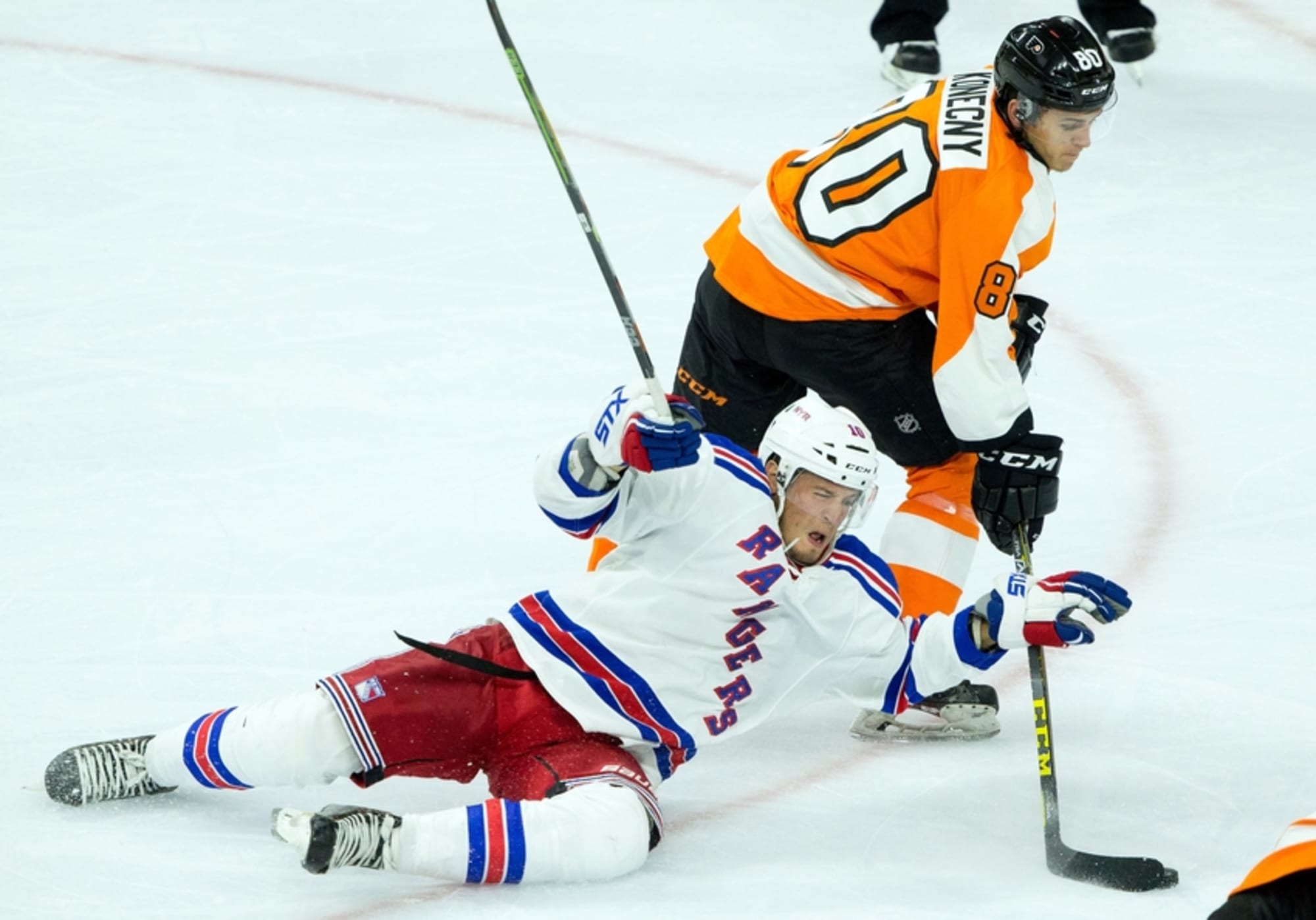 Lot Detail - Travis Konecny - Philadelphia Flyers - Hockey Fights