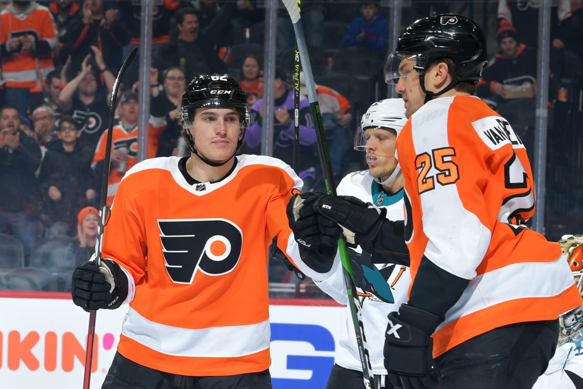 Flyers beat the Sharks 4-2