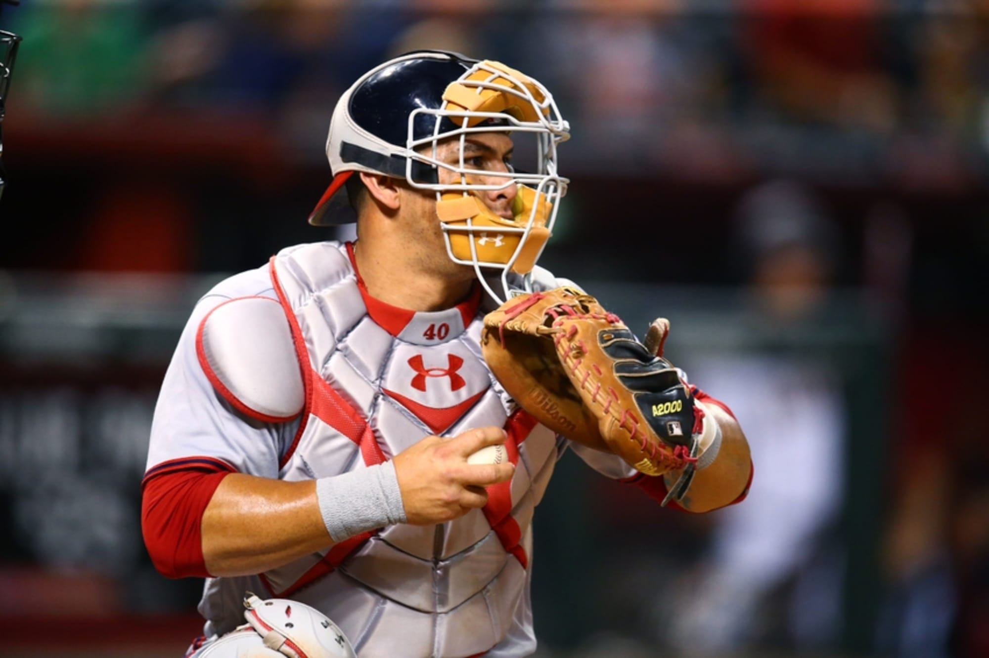 Yadier Molina wore some pretty nifty catching gear in the All-Star Game