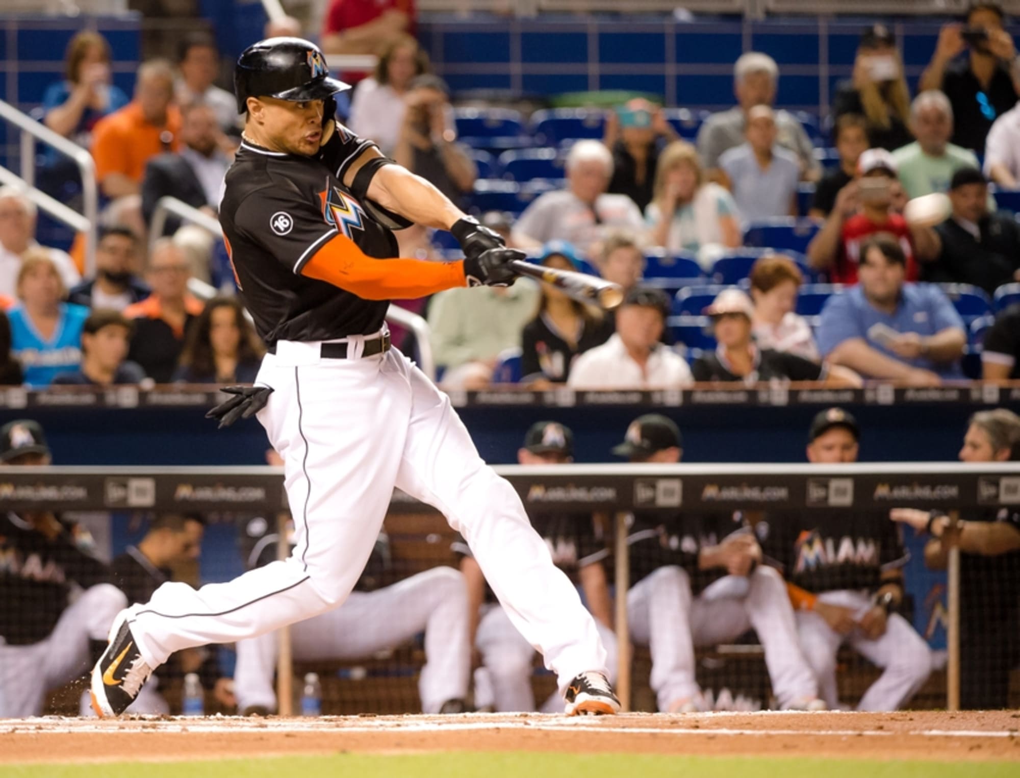 Power-starved Boston Red Sox must lure Giancarlo Stanton from
