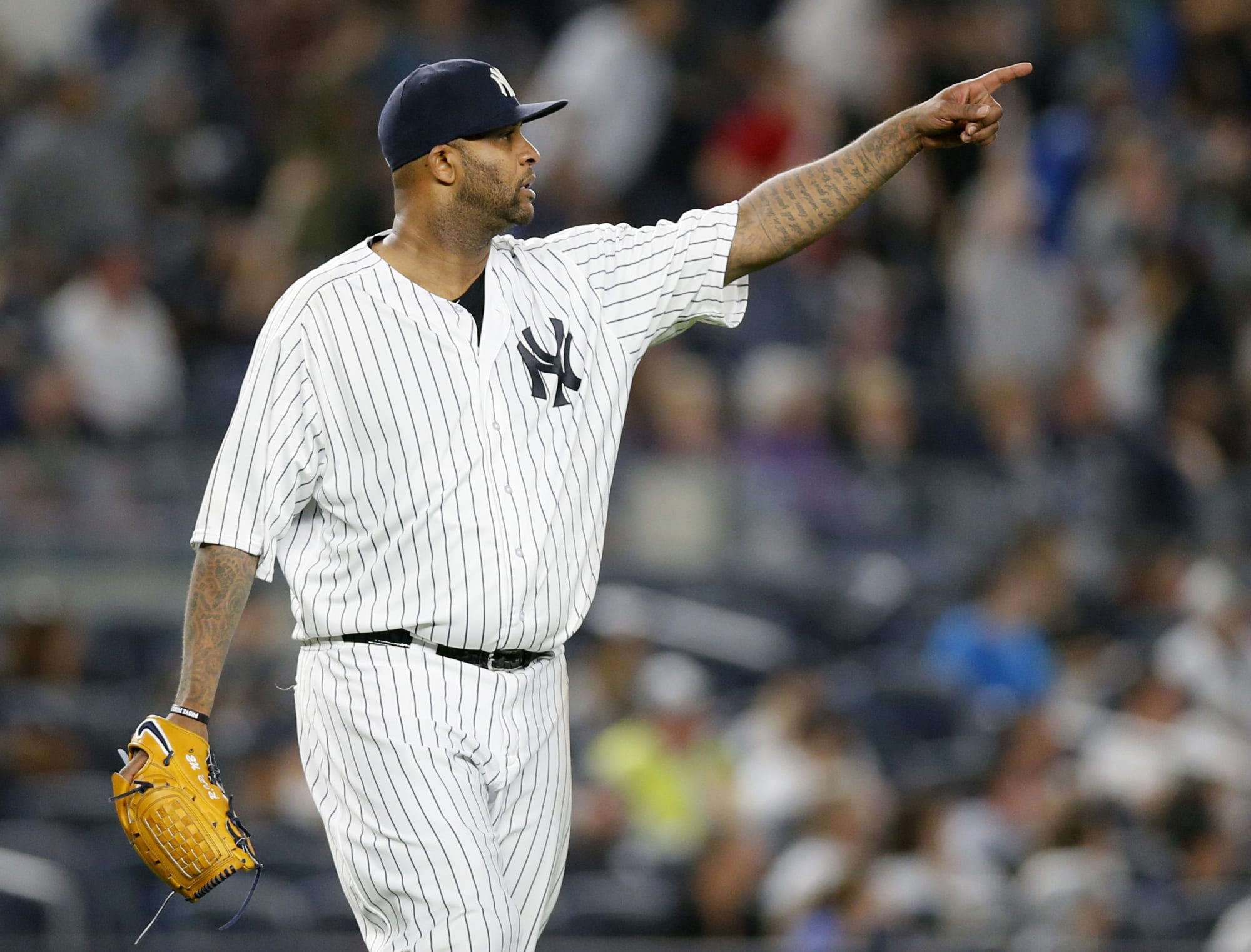 Yankees pitcher CC Sabathia ejected from game, two innings shy of