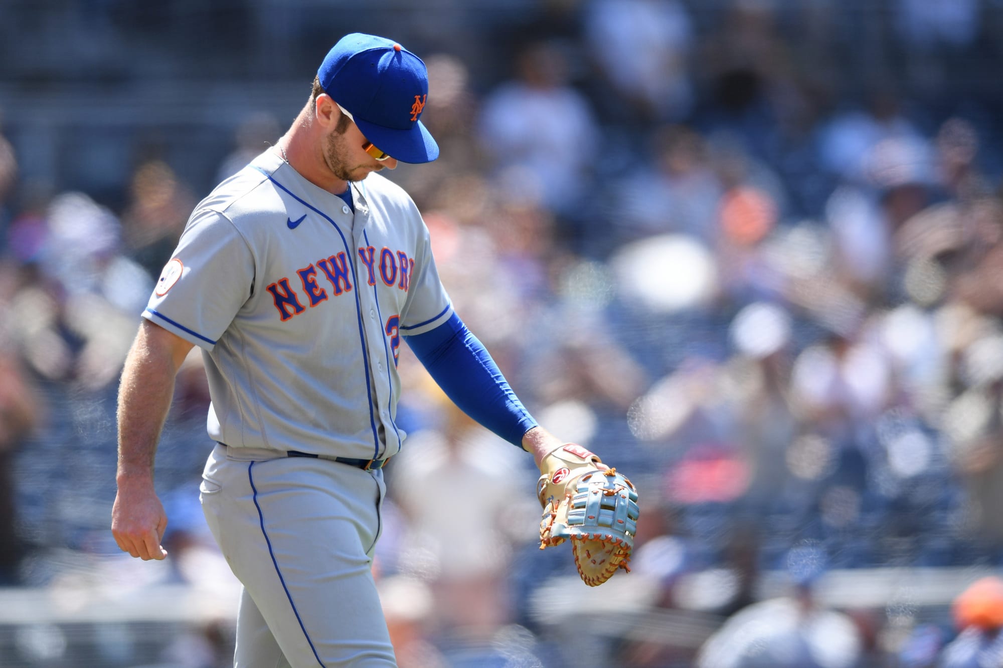 Mets-Giants: Pete Alonso sad reaction summed up New York's season