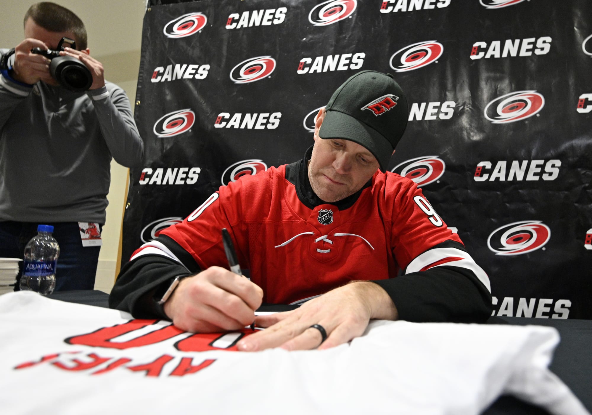 42-year-old pulled out of crowd to make NHL debut  and wins game, Carolina Hurricanes
