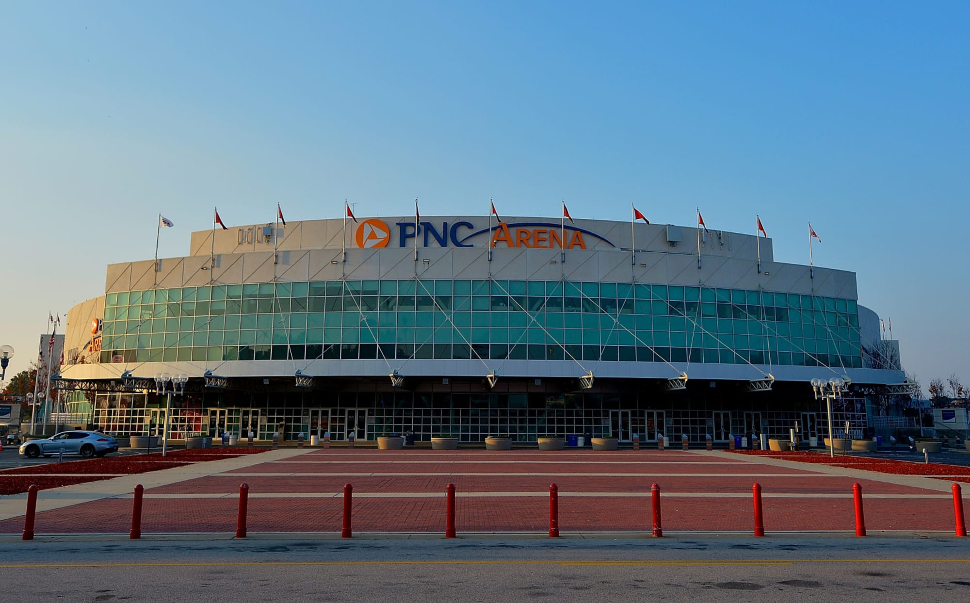 Timeline of PNC Arena in Raleigh NC, home of Carolina Hurricanes